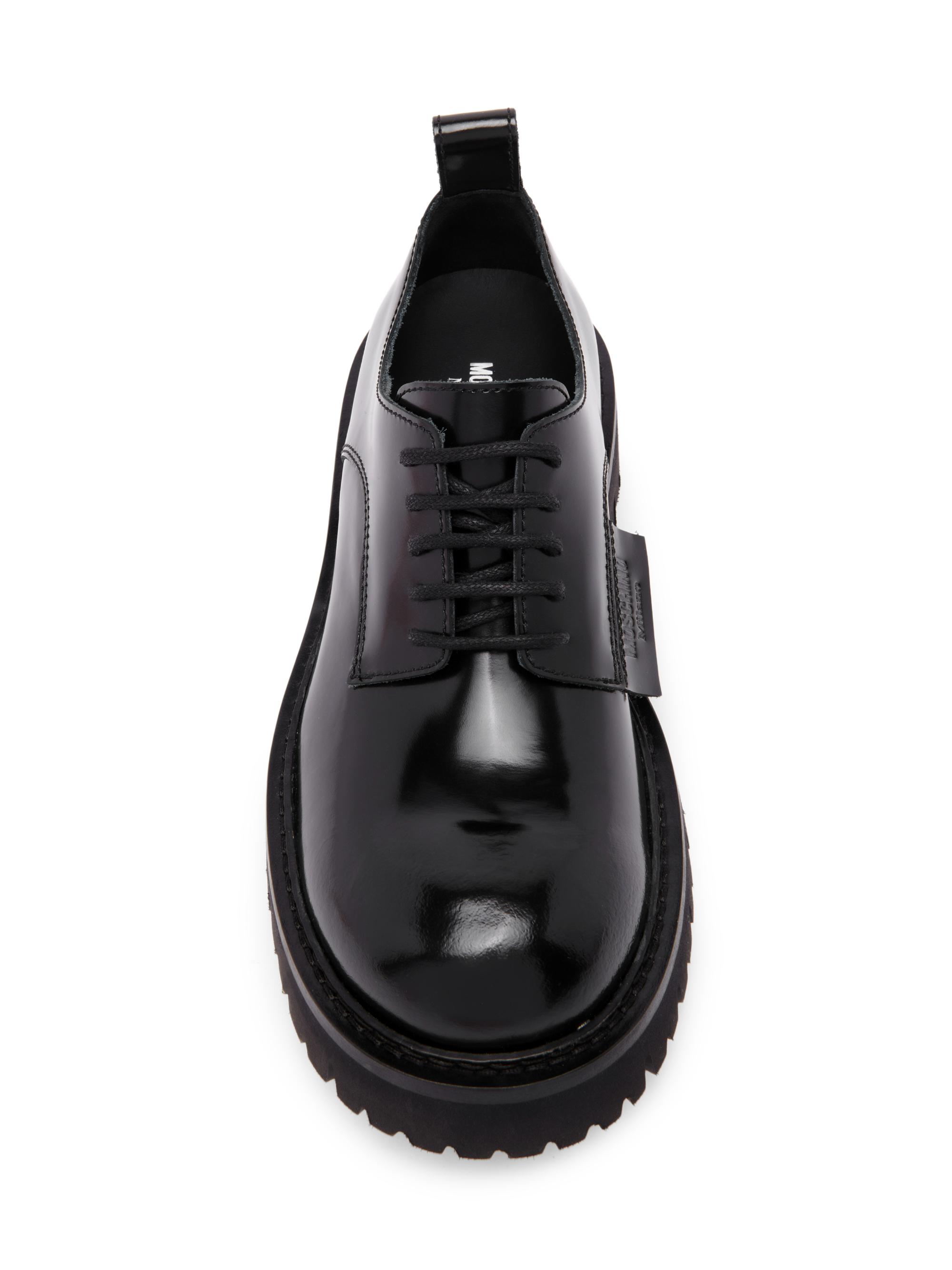 Moschino Leather Lug Sole Shoes | Saks Fifth Avenue