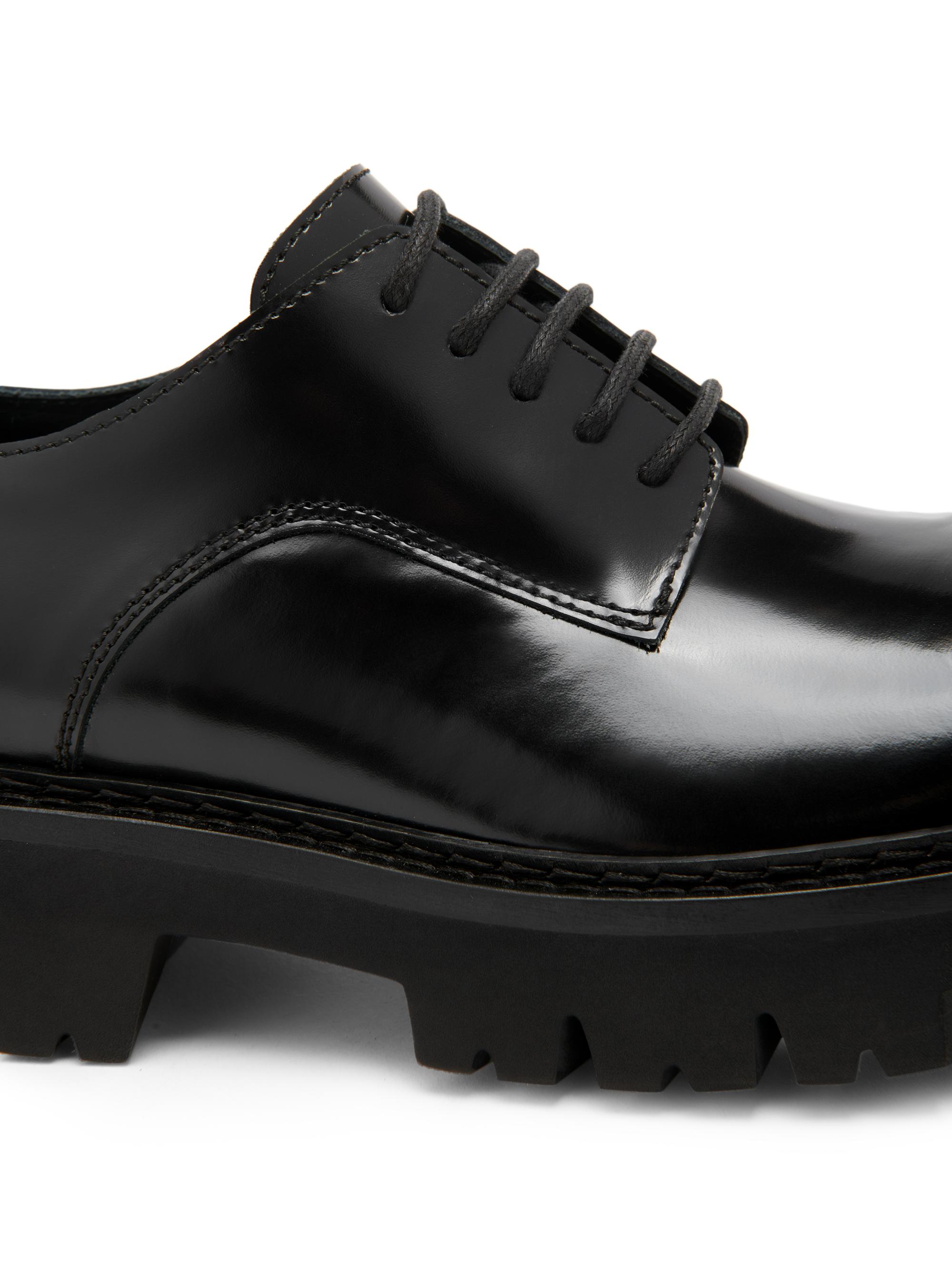 Moschino Leather Lug Sole Shoes | Saks Fifth Avenue