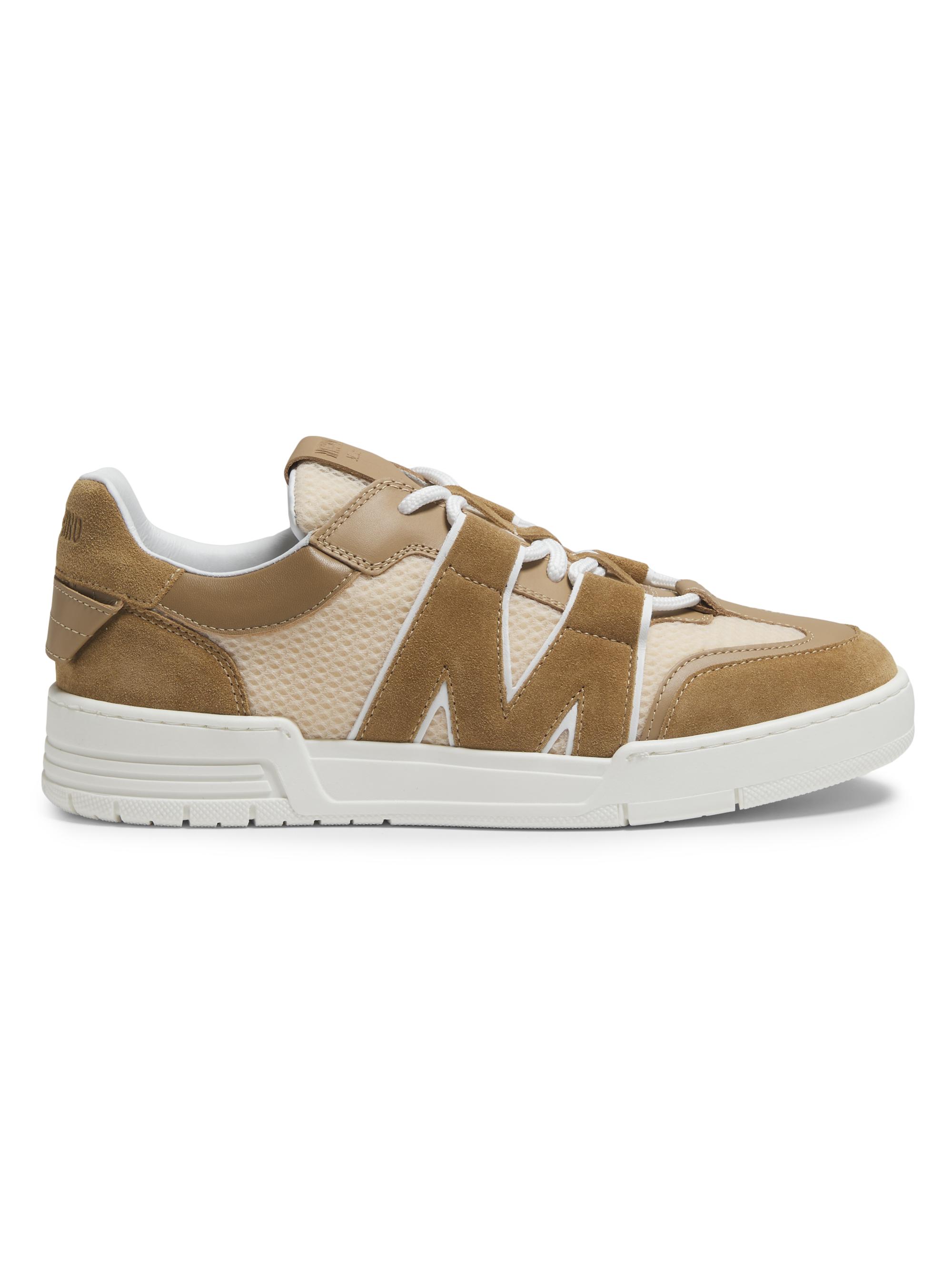 Moschino Men's Streetball Low-Top Sneakers - Beige