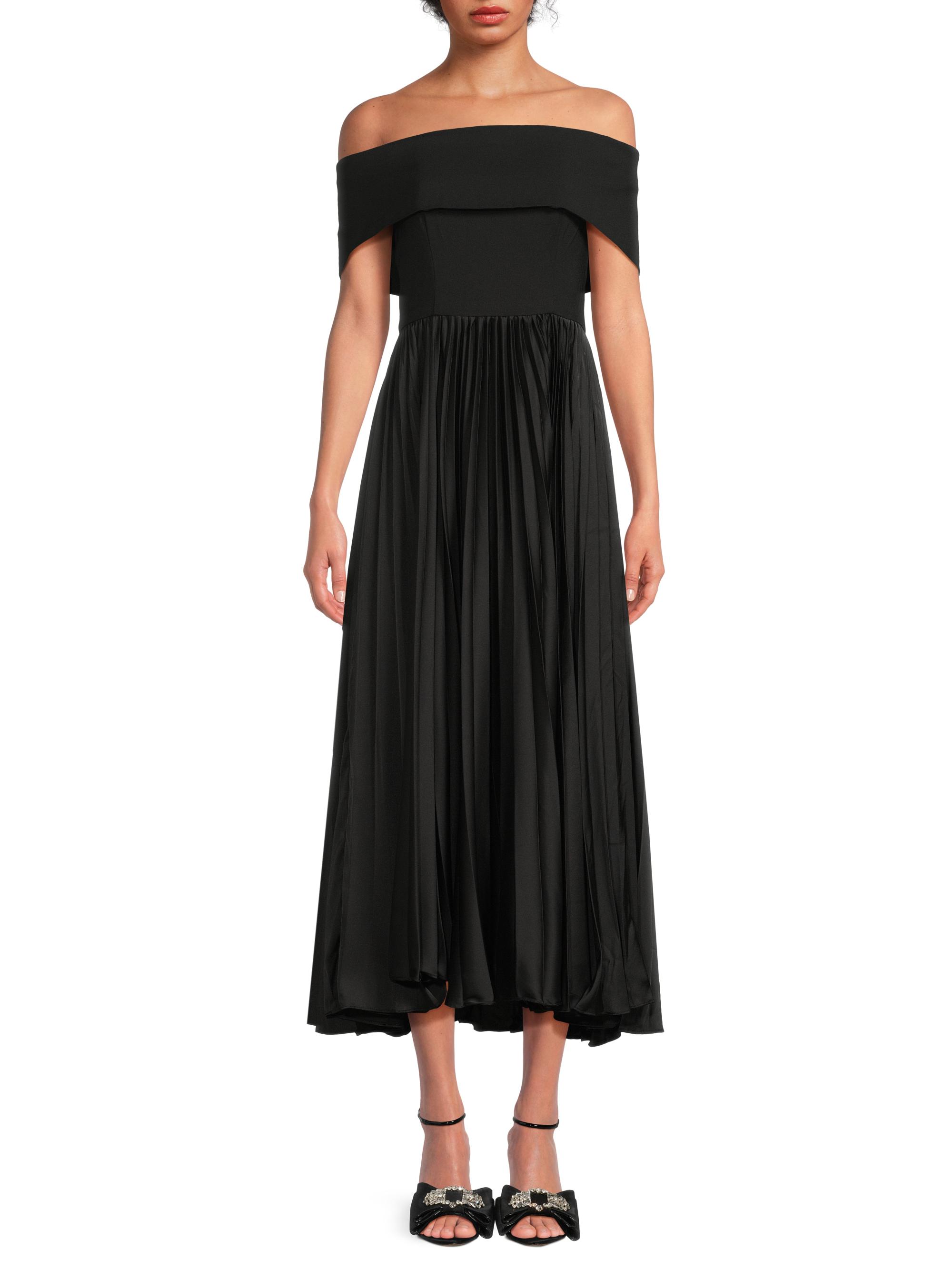 off the shoulder pleated maxi dress hutch Hutch One Shoulder Tulle Maxi Dress  Mikinola