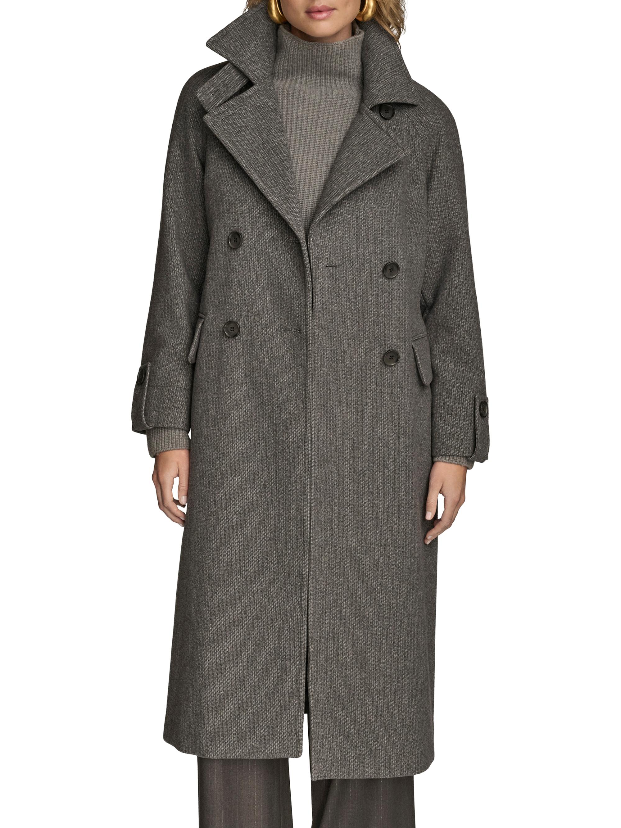 Sam Edelman Reefer Wool-Blend Coat | Saks Fifth Avenue
