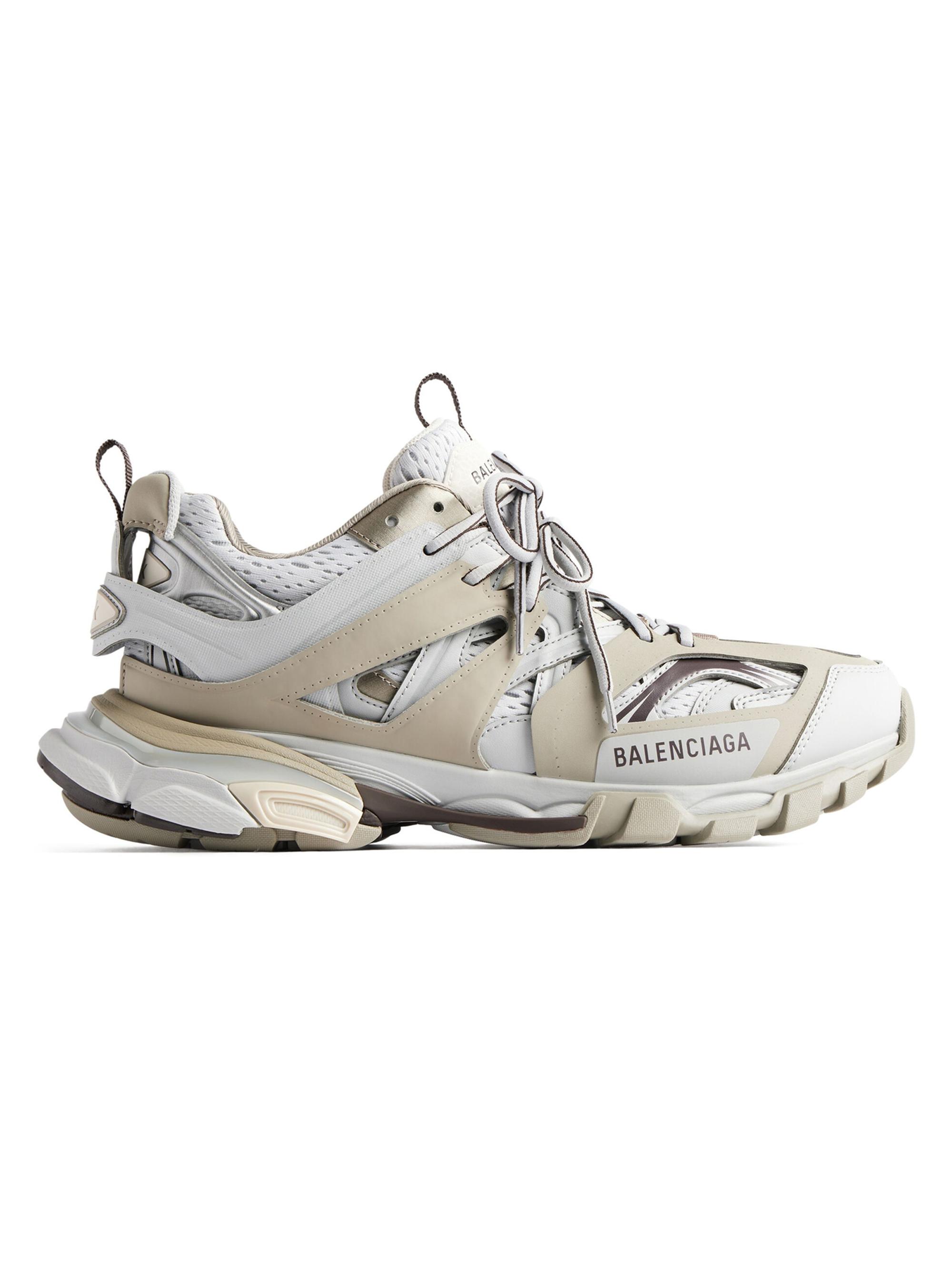 Balenciaga Men's Track Sneakers - Grey Light Beige
