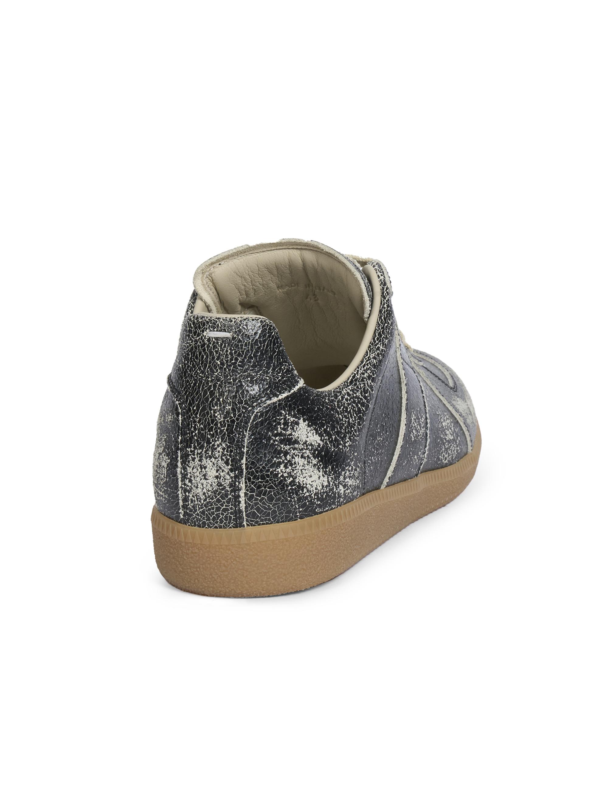 Maison Margiela Replica Distressed Leather Sneakers | Saks Fifth