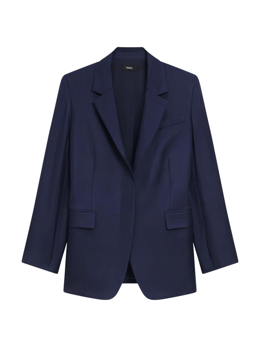 【Theory】シルクブルゾン Theory】シルクブルゾン Theory Wardrobe # Modern GGT | WOMEN