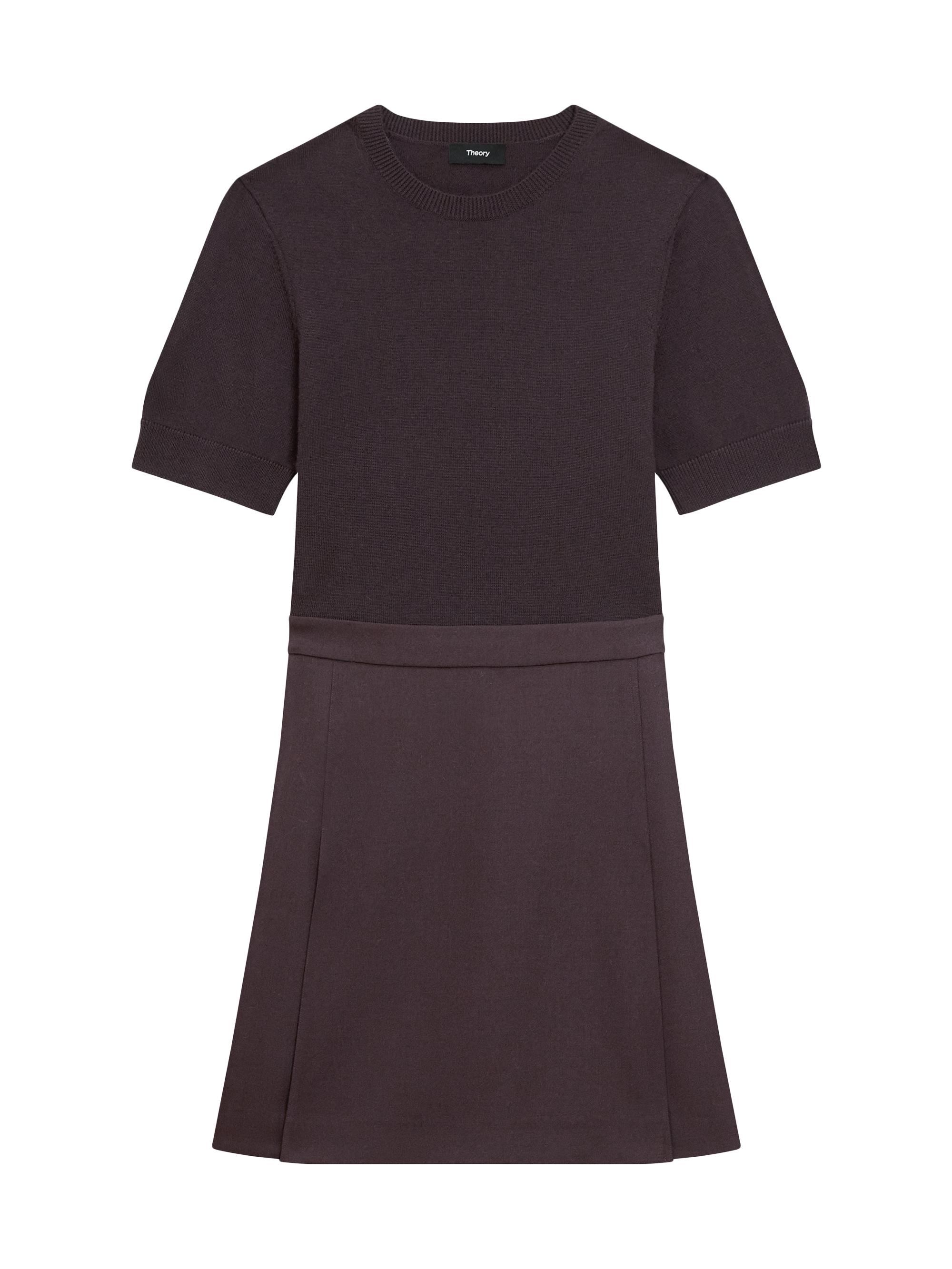 Theory Gathered Shoulder T-Shirt Dress | Saks Fifth Avenue