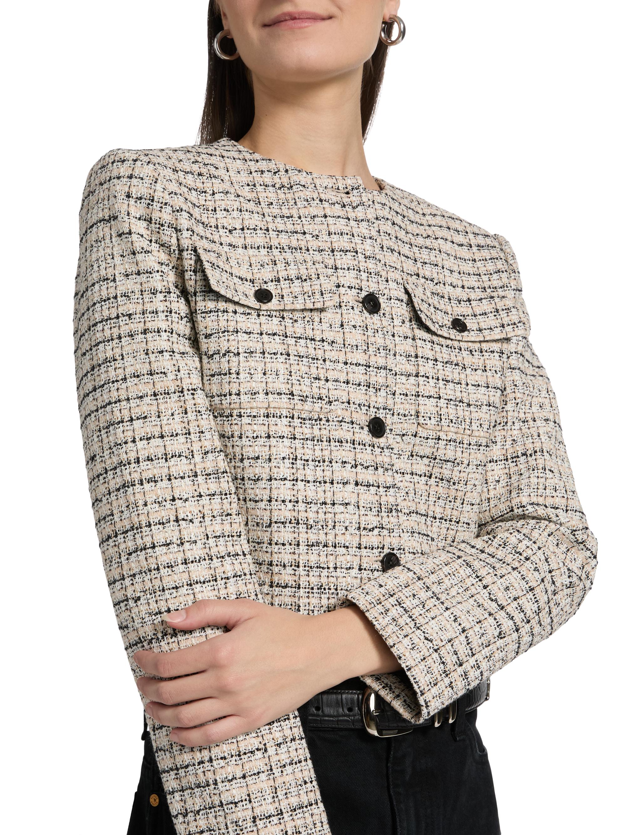 Theory Pocket Cardigan Tweed Jacket | Saks Fifth Avenue