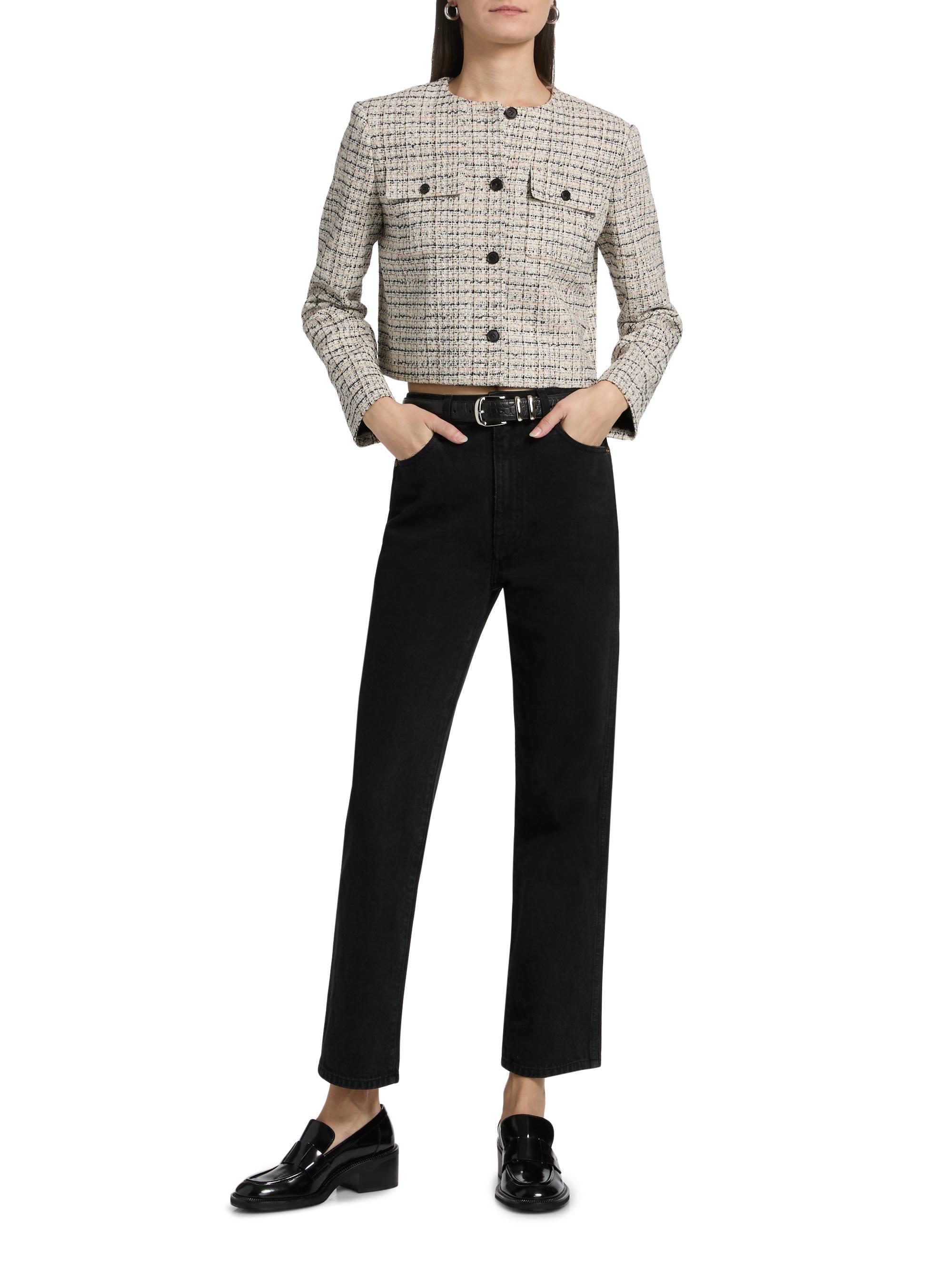 Theory Pocket Cardigan Tweed Jacket | Saks Fifth Avenue