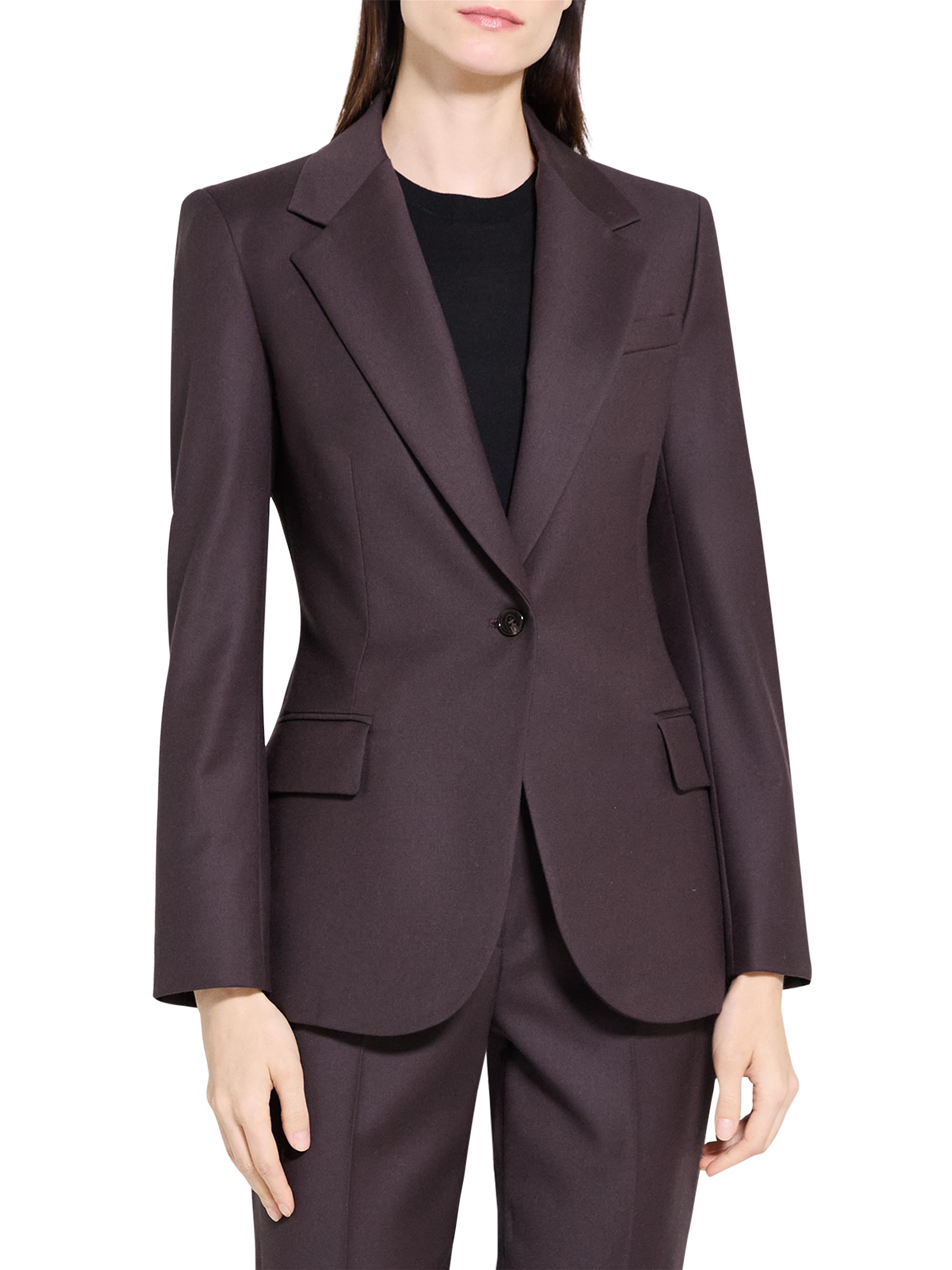Theory Lynnia Slim-Fit Wool Blazer | Saks Fifth Avenue