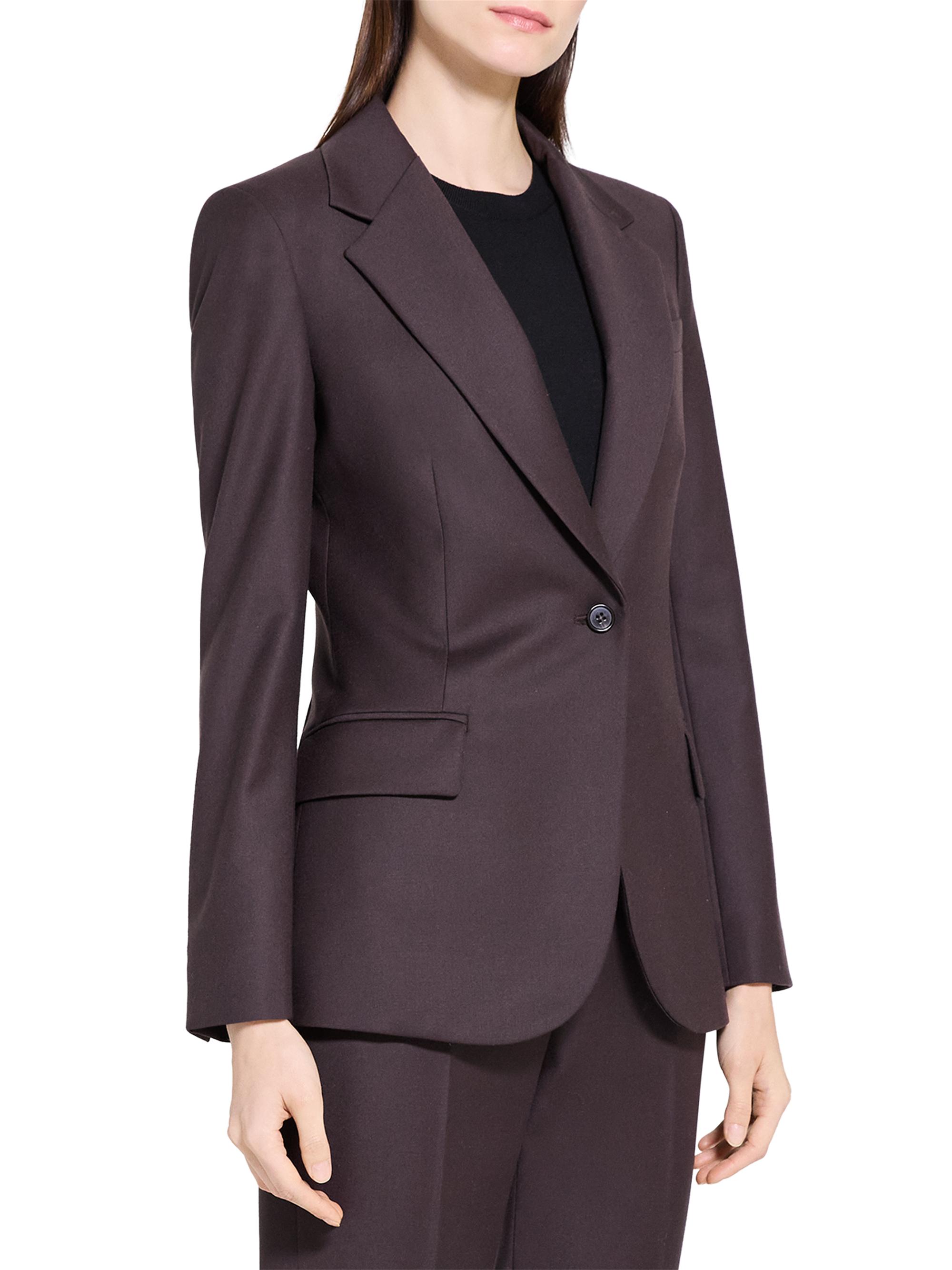 Theory Lynnia Slim-Fit Wool Blazer | Saks Fifth Avenue