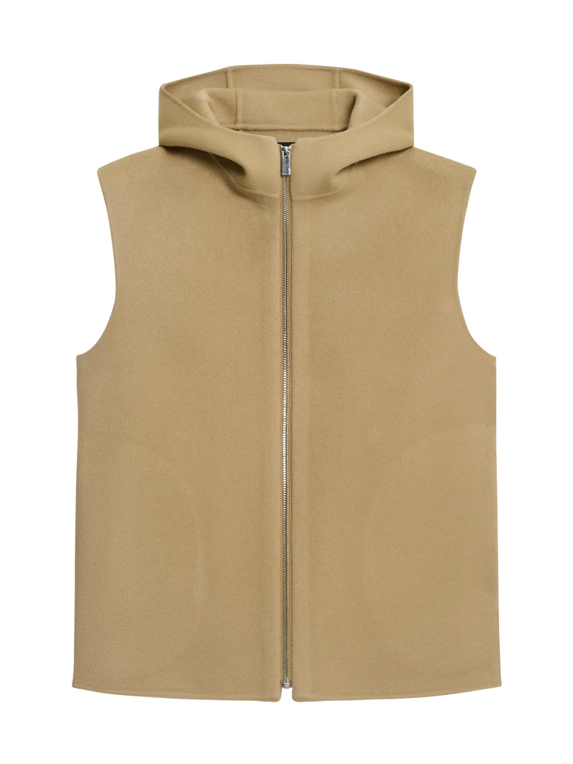 Theory High Collared Wool & Cashmere Vest | Saks Fifth Avenue