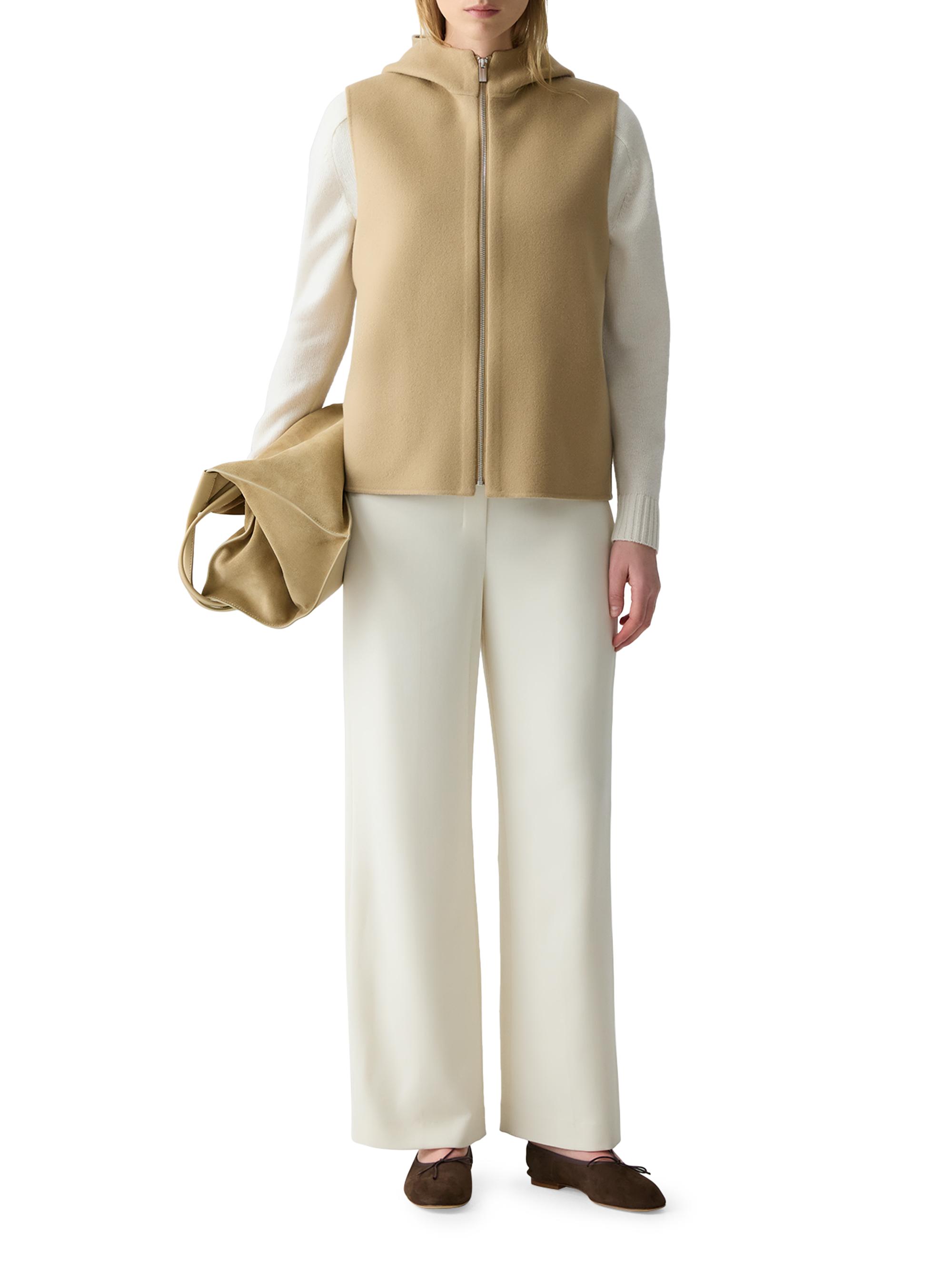 Theory High Collared Wool & Cashmere Vest | Saks Fifth Avenue