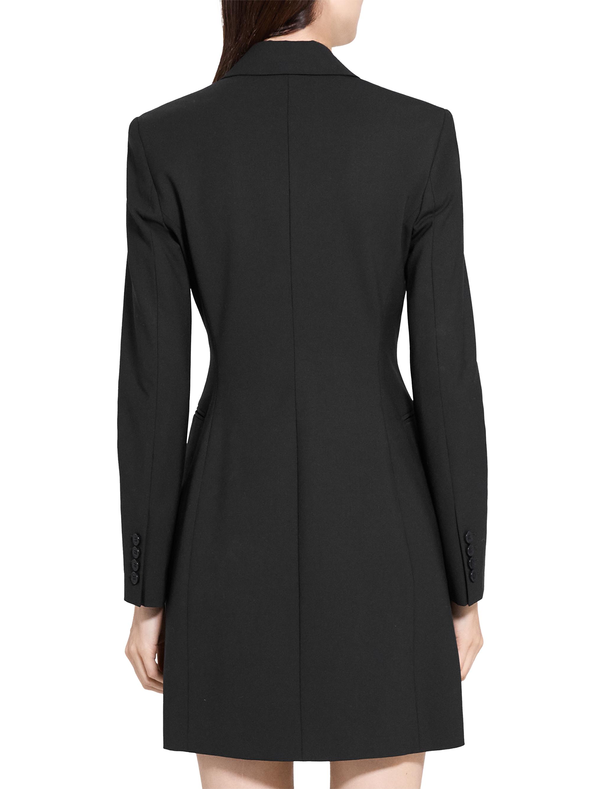 Theory Stretch-Wool Double-Breasted Blazer Dress | Saks Fifth Avenue