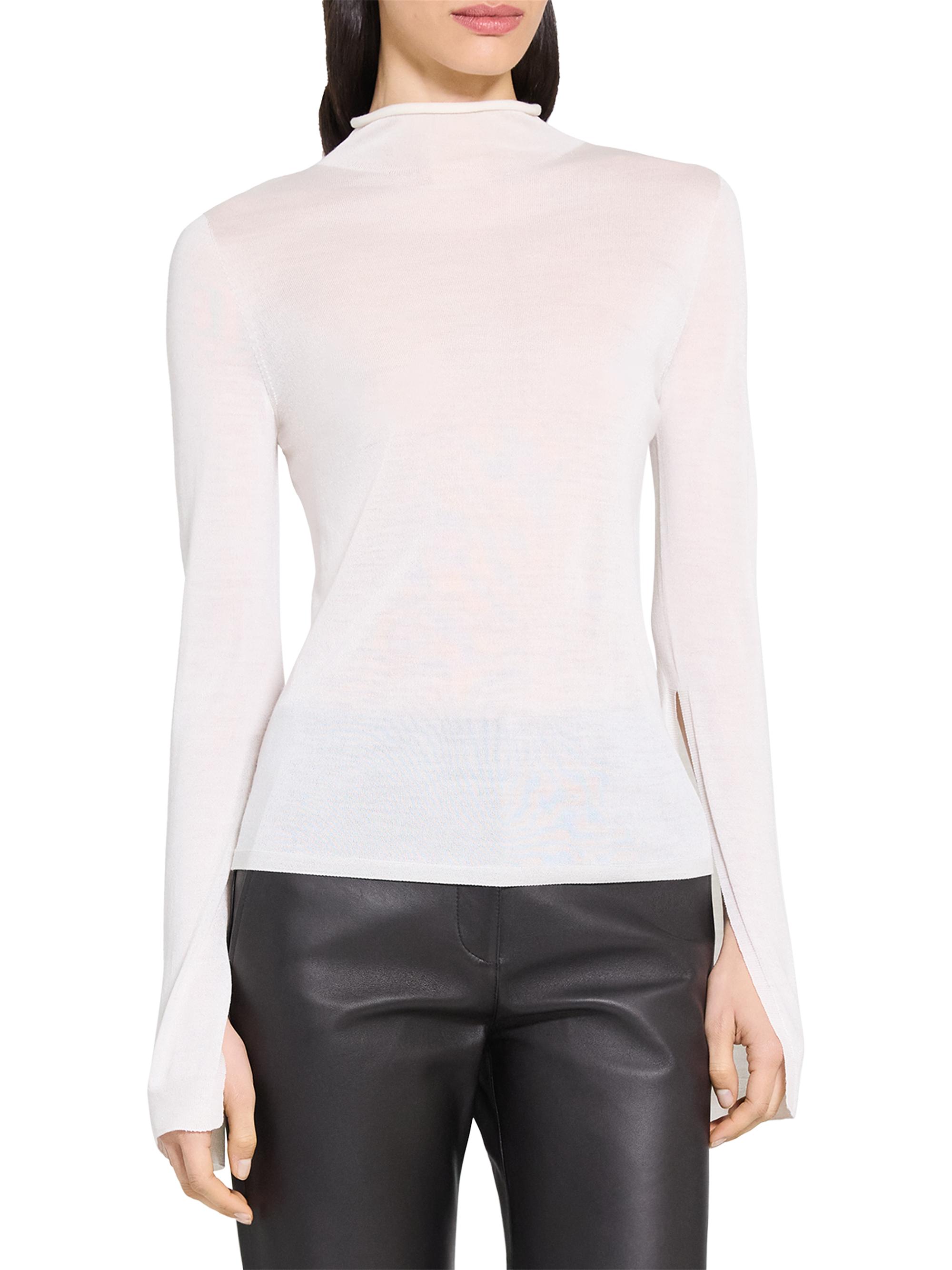 Theory Wool-Blend Turtleneck Sweater | Saks Fifth Avenue