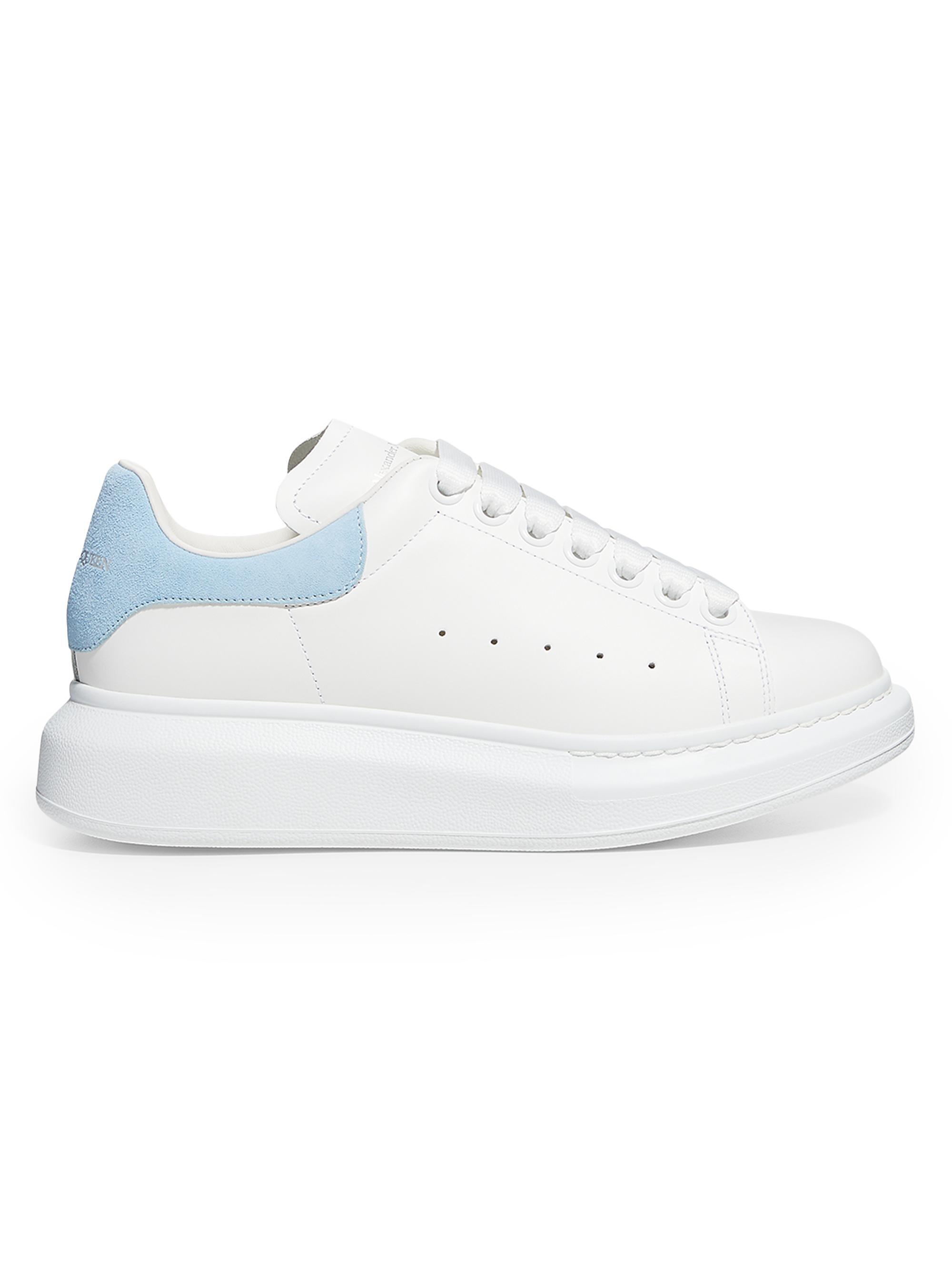 McQueen Women's Leather Low-Top Sneakers - White | Thumbnail 6