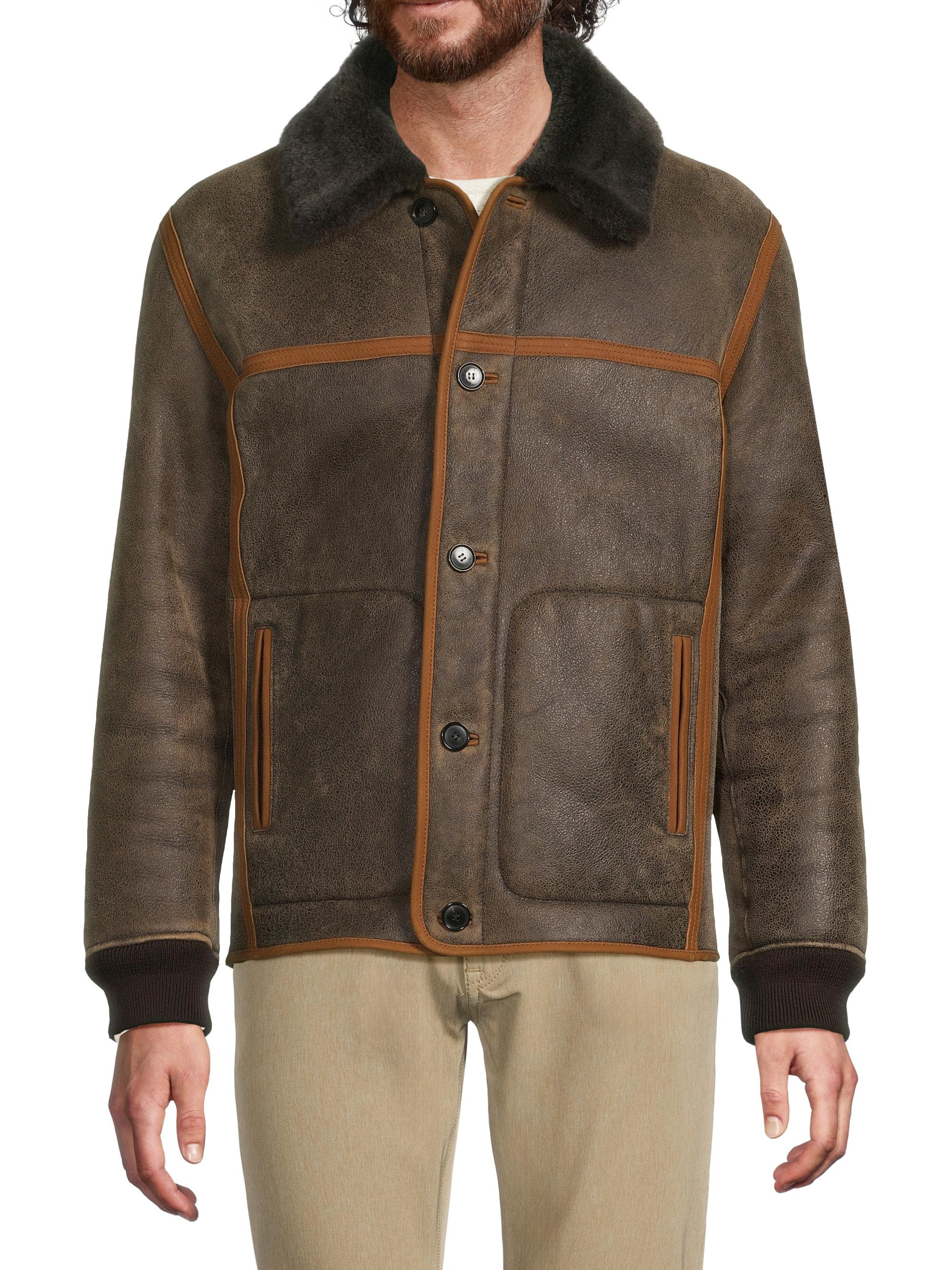 Paul Smith Casual Fit Shearling Jacket | Saks Fifth Avenue