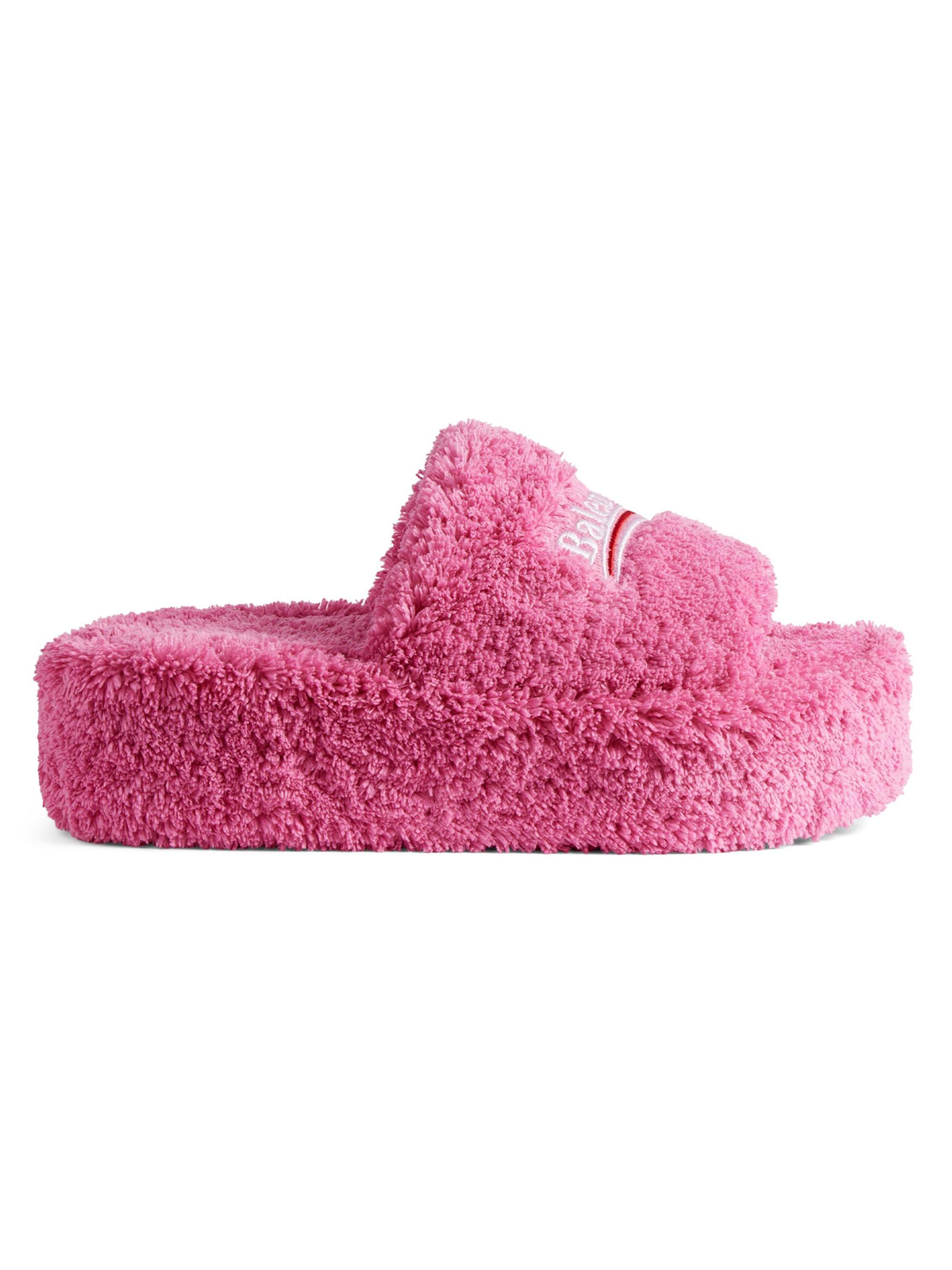 BALENCIAGA バレンシアガ Furry プラットフォーム サンダル 42