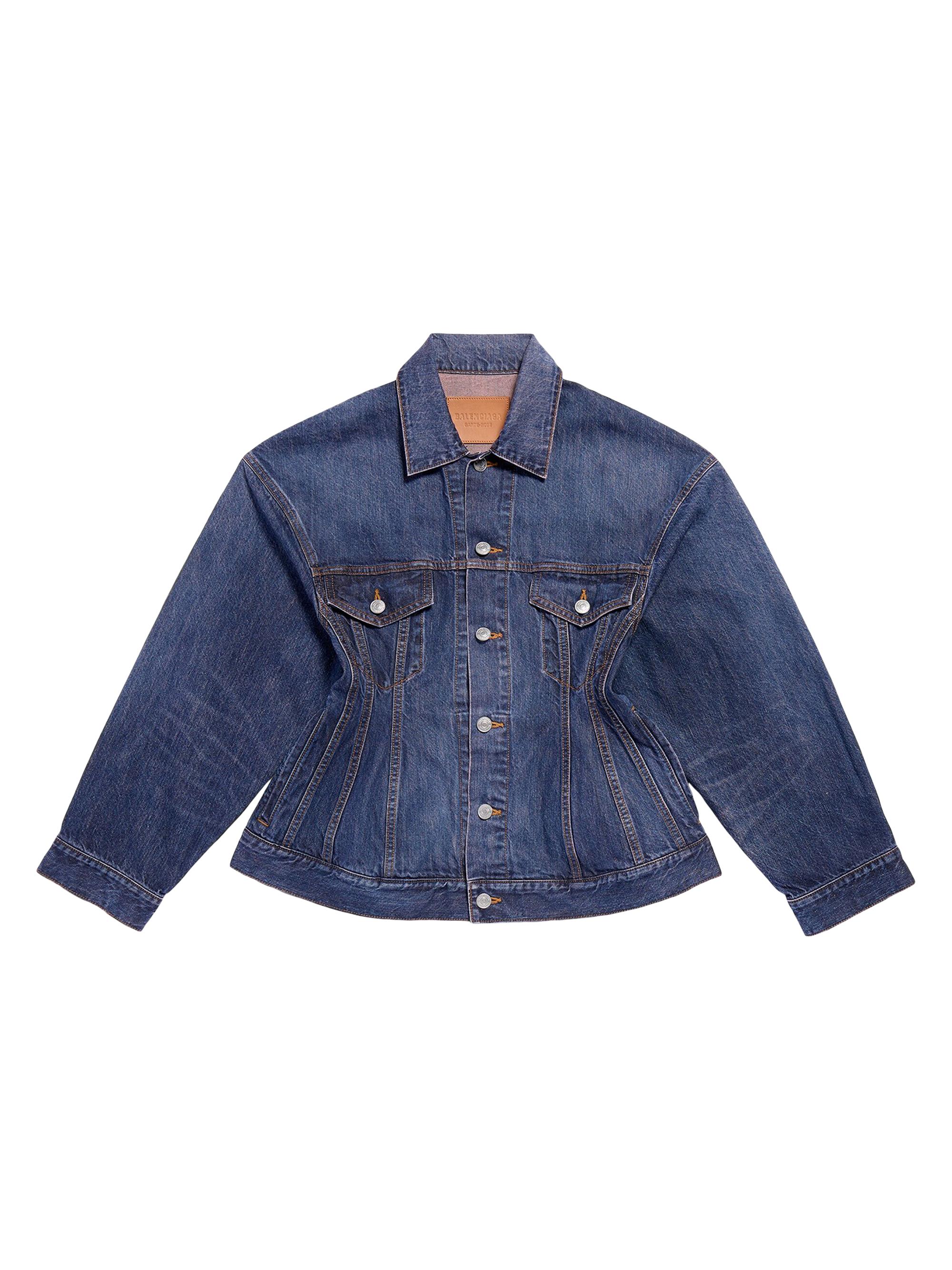 Balenciaga Women's Hourglass Jacket - Dark Blue