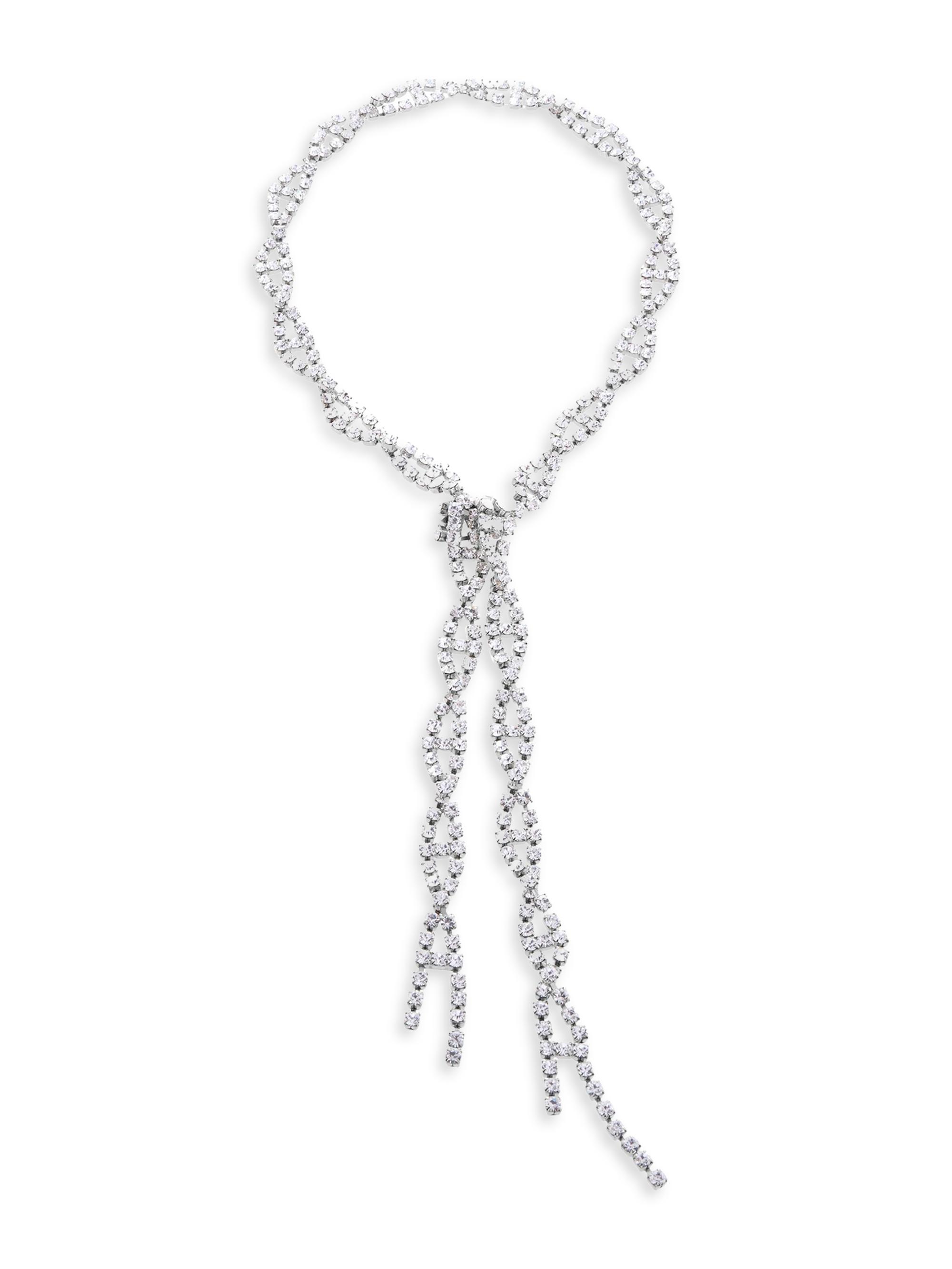 Balenciaga Women's Riviera Necklace - Shiny Silver