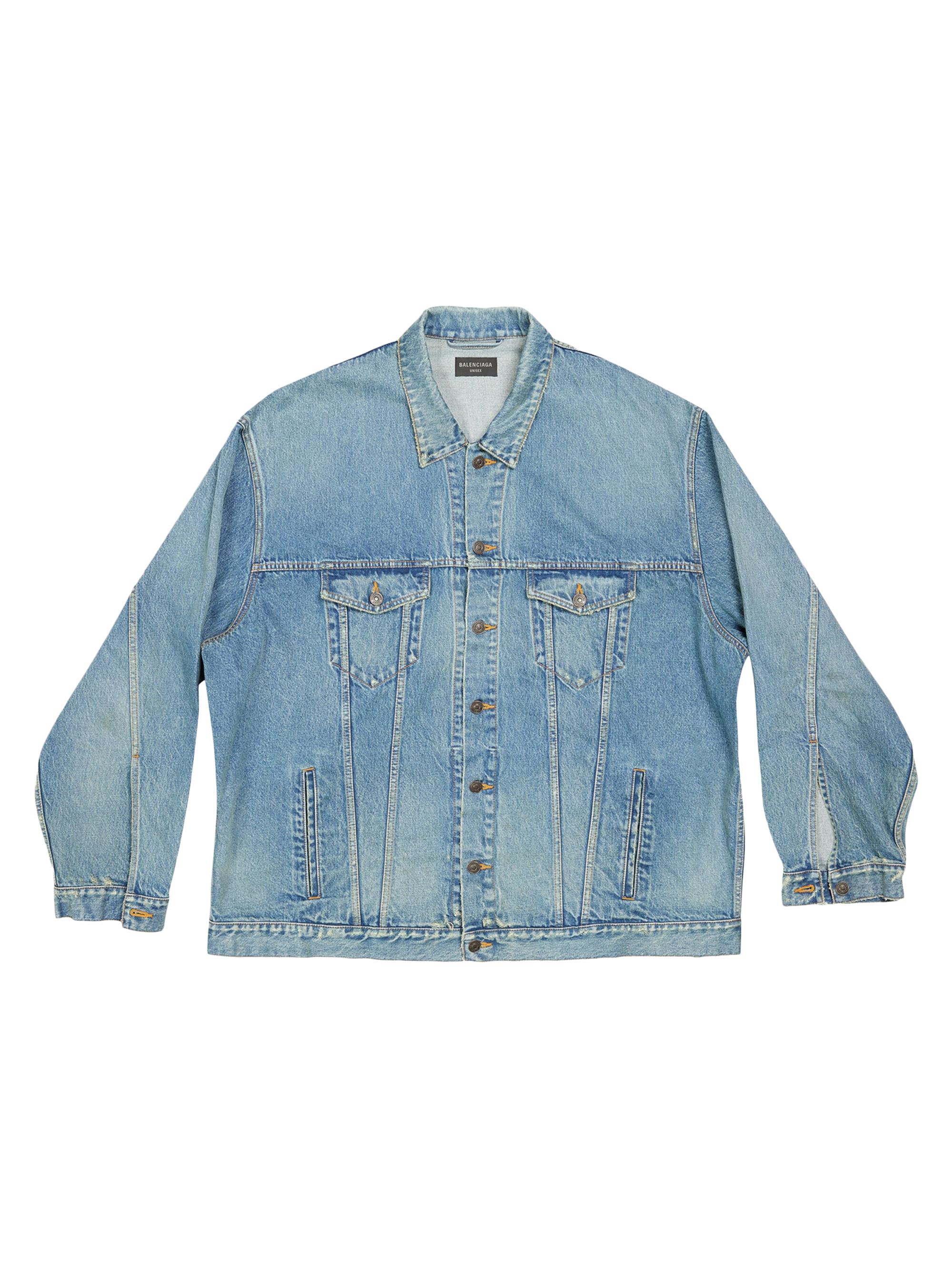 Balenciaga Patched Destroyed Jacket | Saks Fifth Avenue