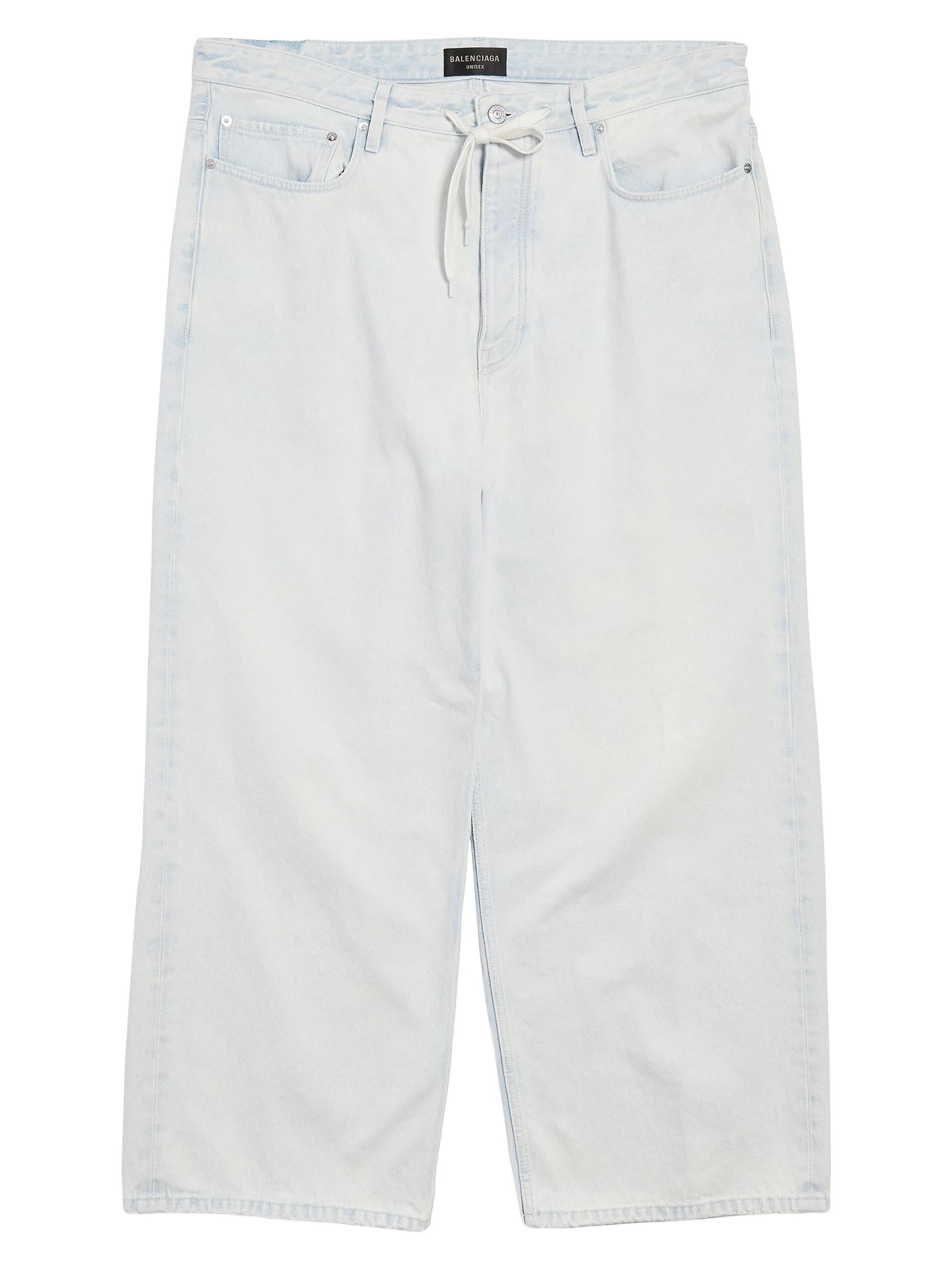 Balenciaga Men's Oversized Baggy Jeans - Light Blue