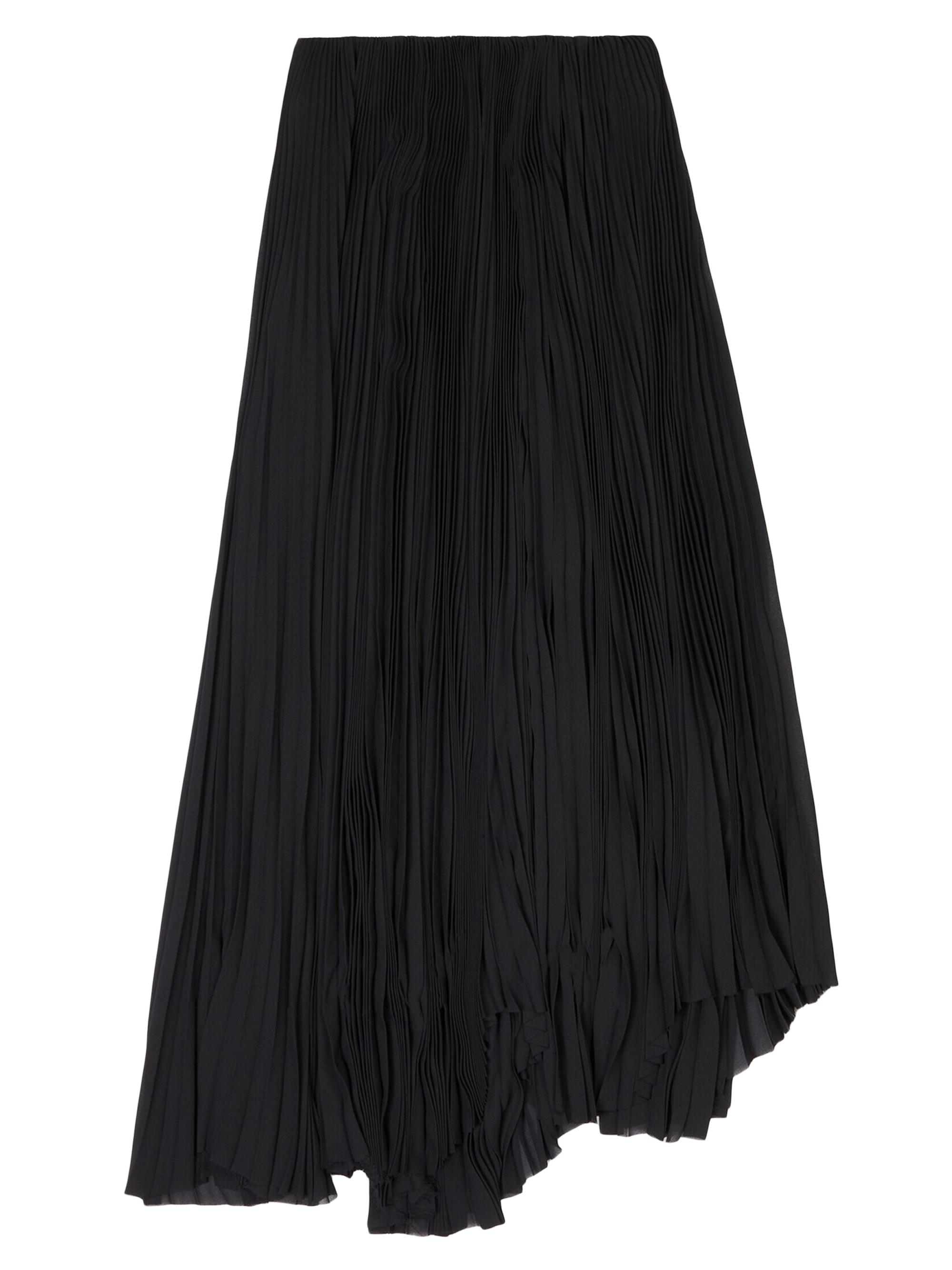 Balenciaga Women's Pleated Skirt - Black