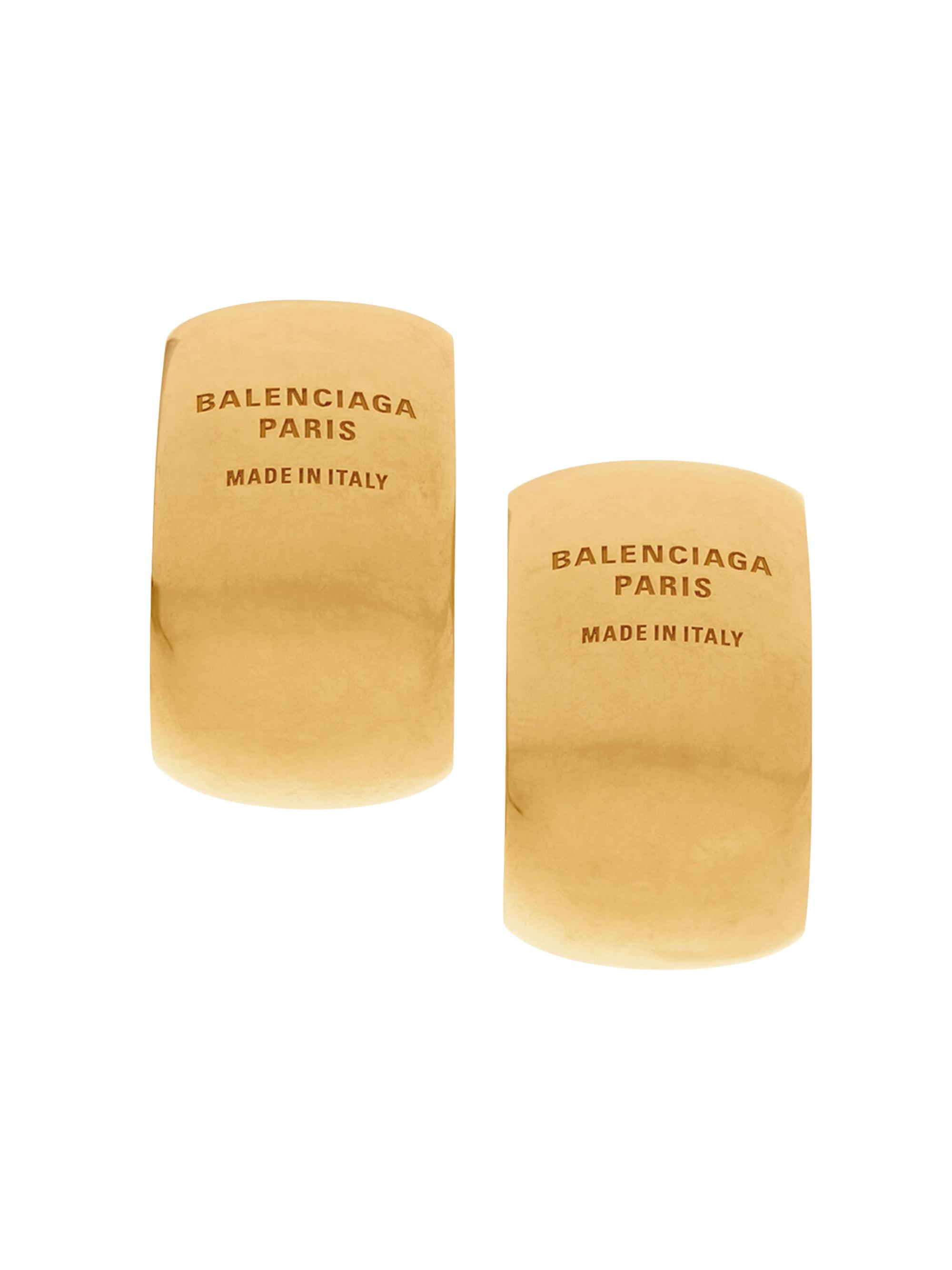 Balenciaga Women's Plated Earrings - Gold