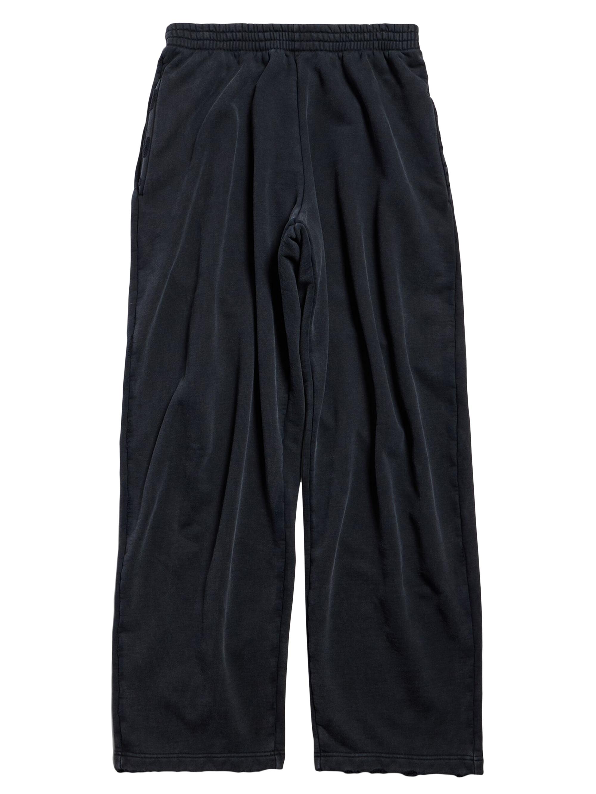 Balenciaga Men's Burning Unity Baggy Sweatpants - Black
