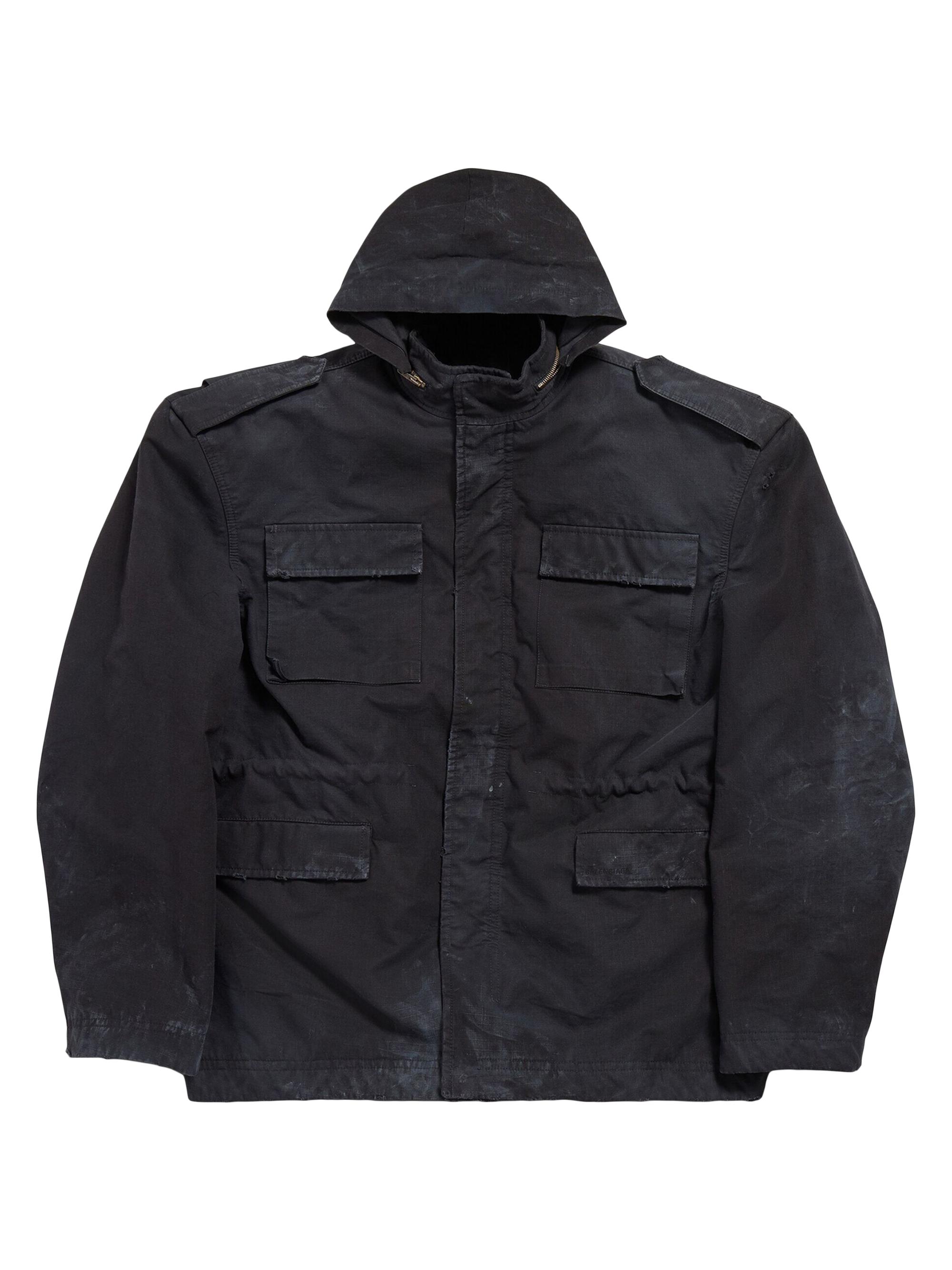 Balenciaga Biker Army Jacket - Black