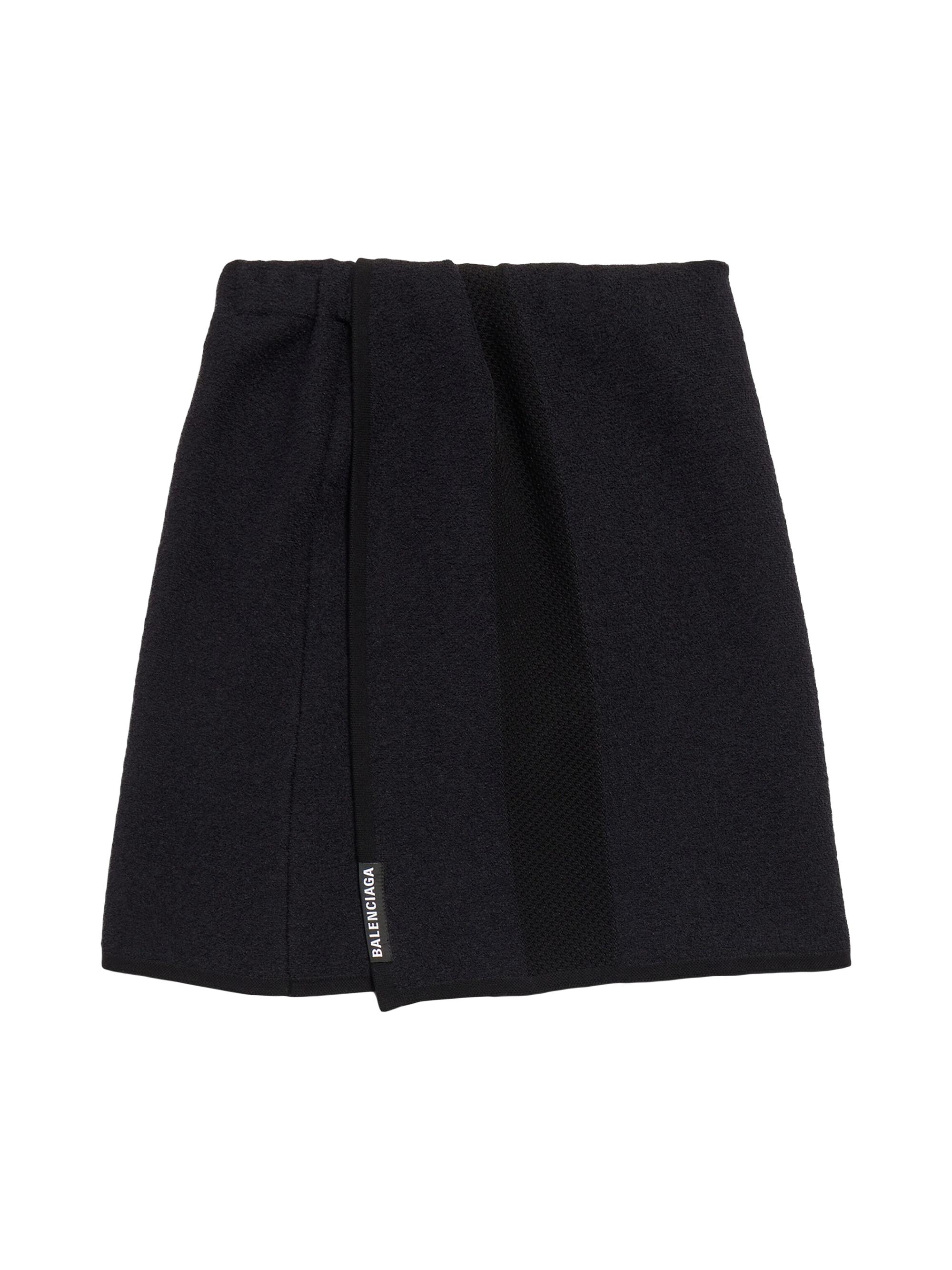Balenciaga Women's Towel Skirt - Black