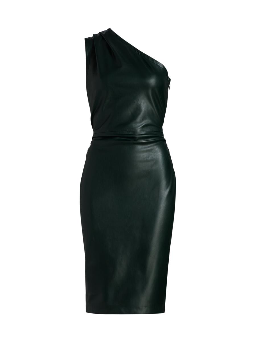 black leather bandage dress Pre-owned Herve Leger Long-Sleeve Beaded & Leather Bandage Dress –  Sabrina's Closet
