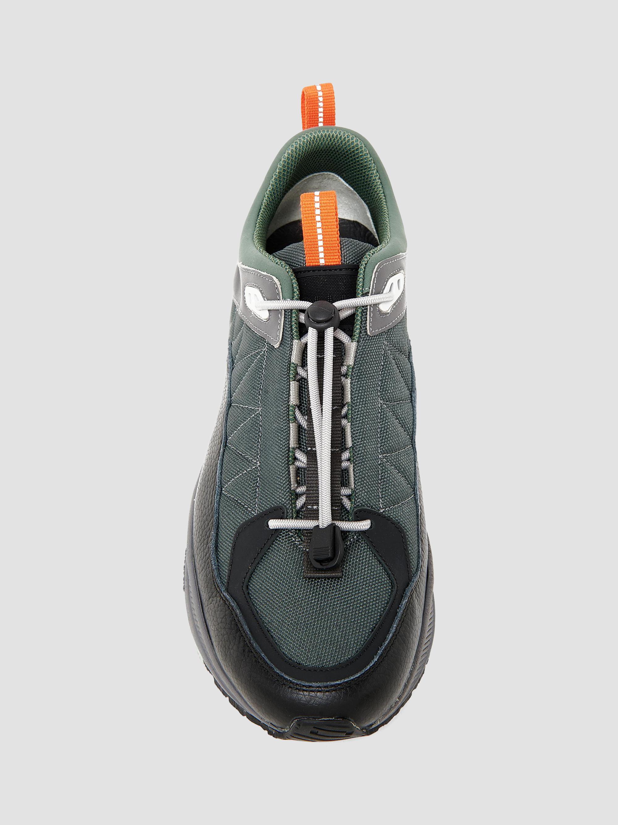 Pollini Men's Drawcord Low-Top Sneakers - Grey Black | Thumbnail 4