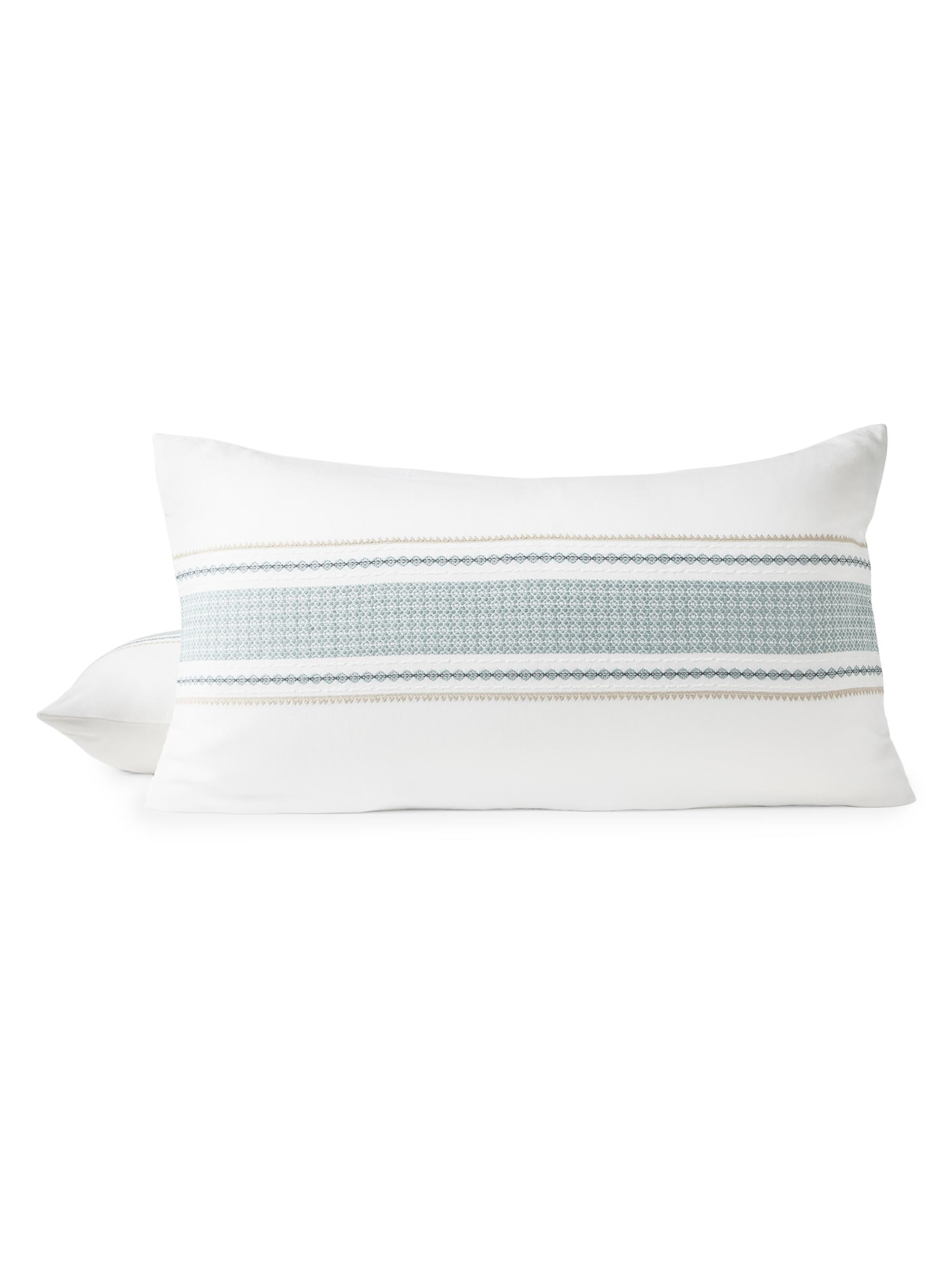 Coyuchi Cabrillo Organic Sham - Tidal Alpine White European