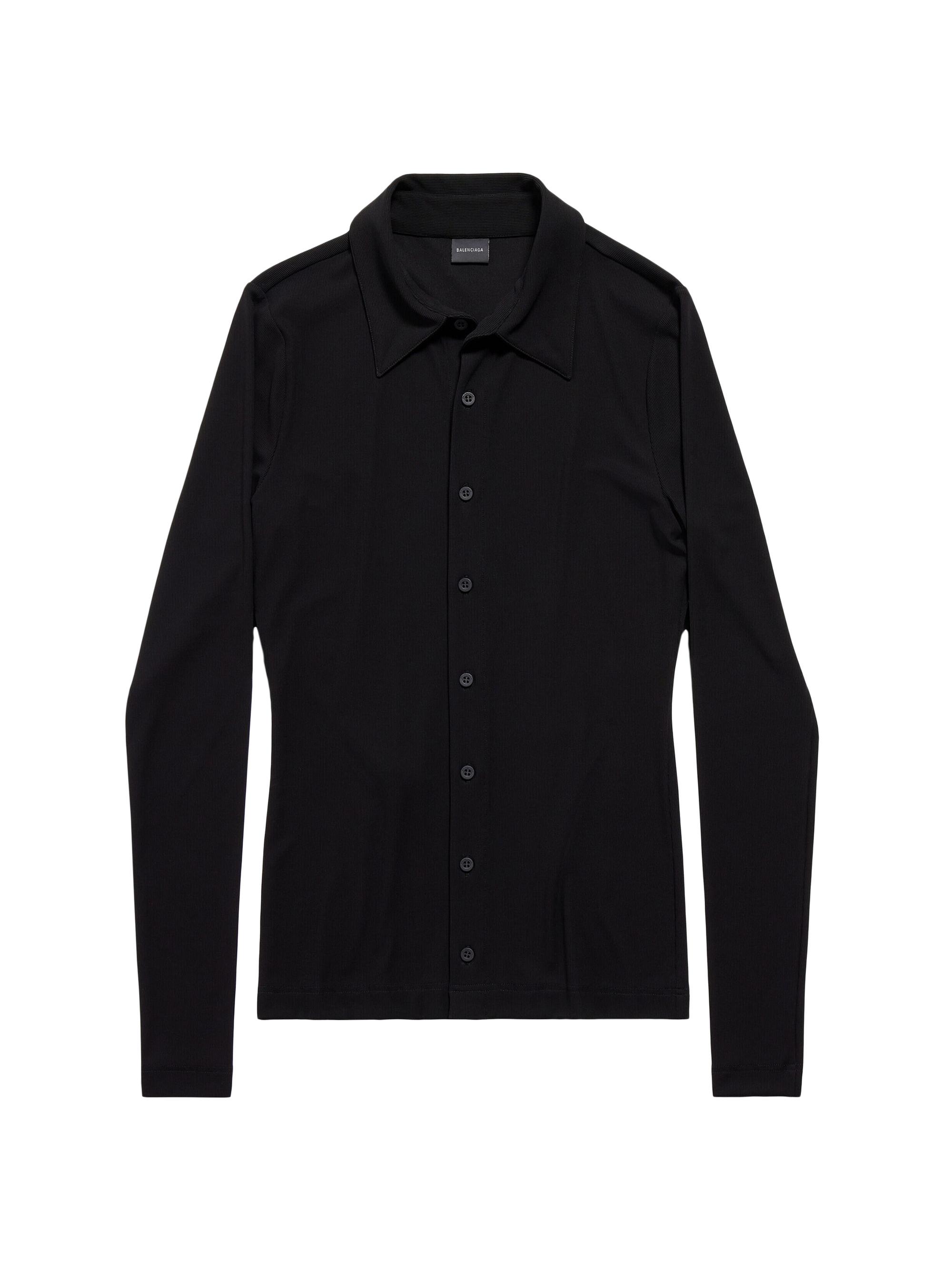 Balenciaga Women's Stretch Shirt Fitted - Black