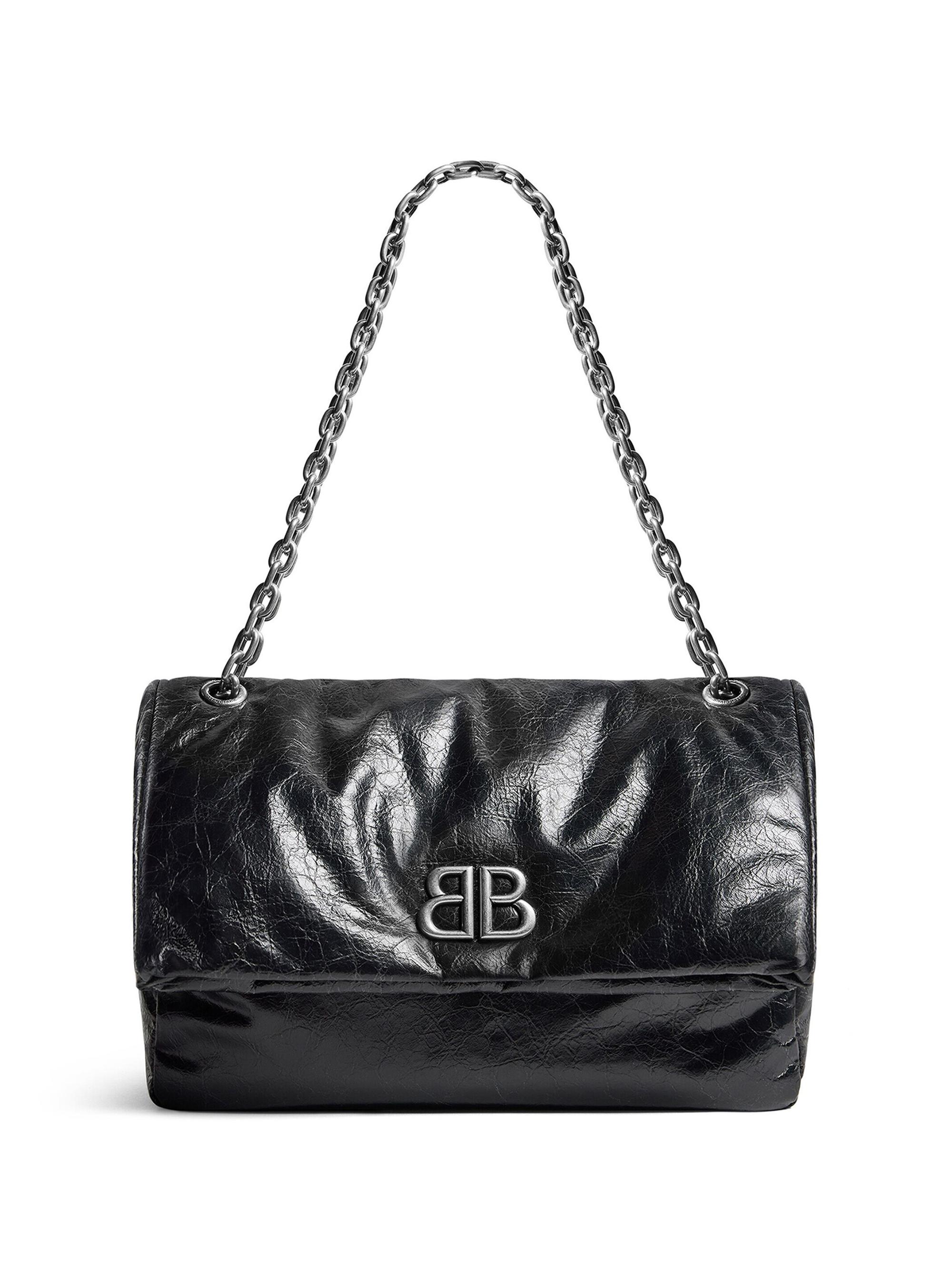 Balenciaga Women's Monaco  Chain Bag - Black