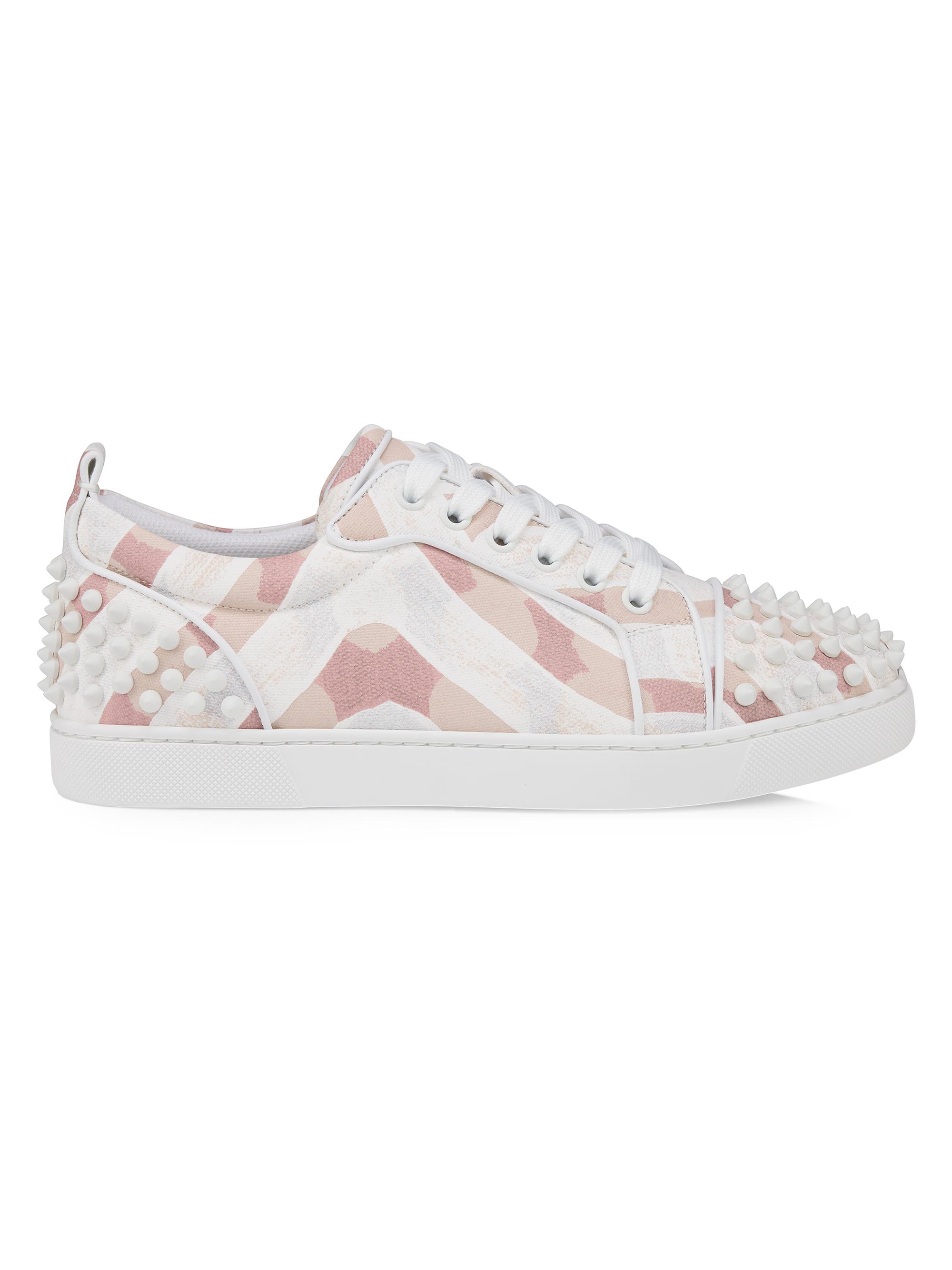 Christian Louboutin Women's Louise Junior Spikes - Leche