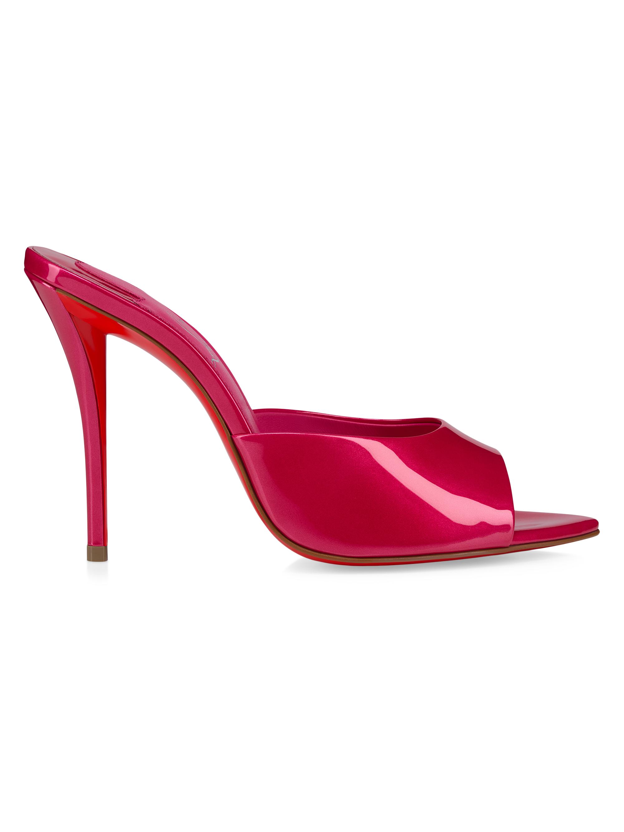 Christian Louboutin Women's Miss Z 0MM Patent Leather Sandals - Pinup