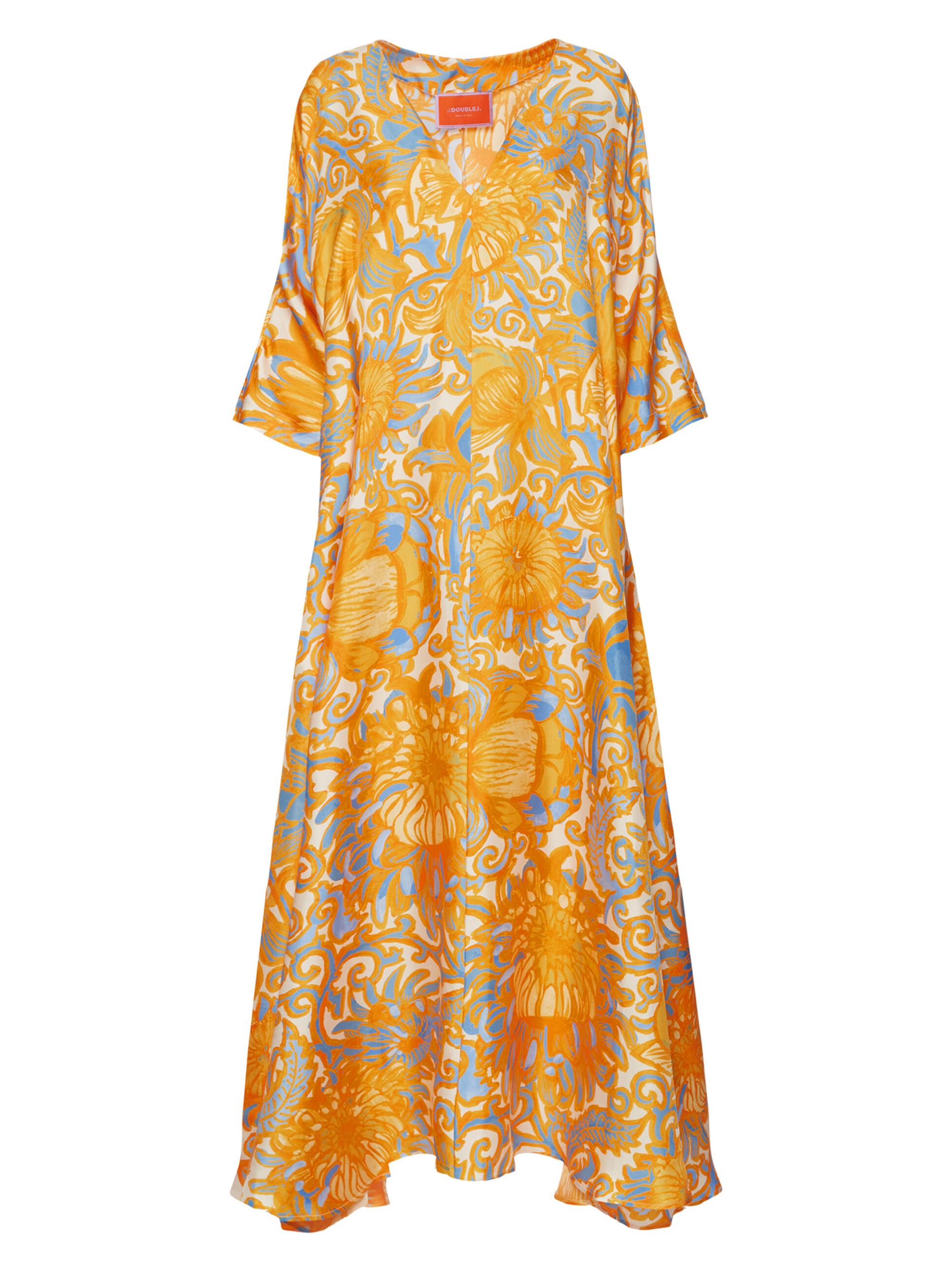 La DoubleJ Women's Muumuu Dress - Anemone Orange