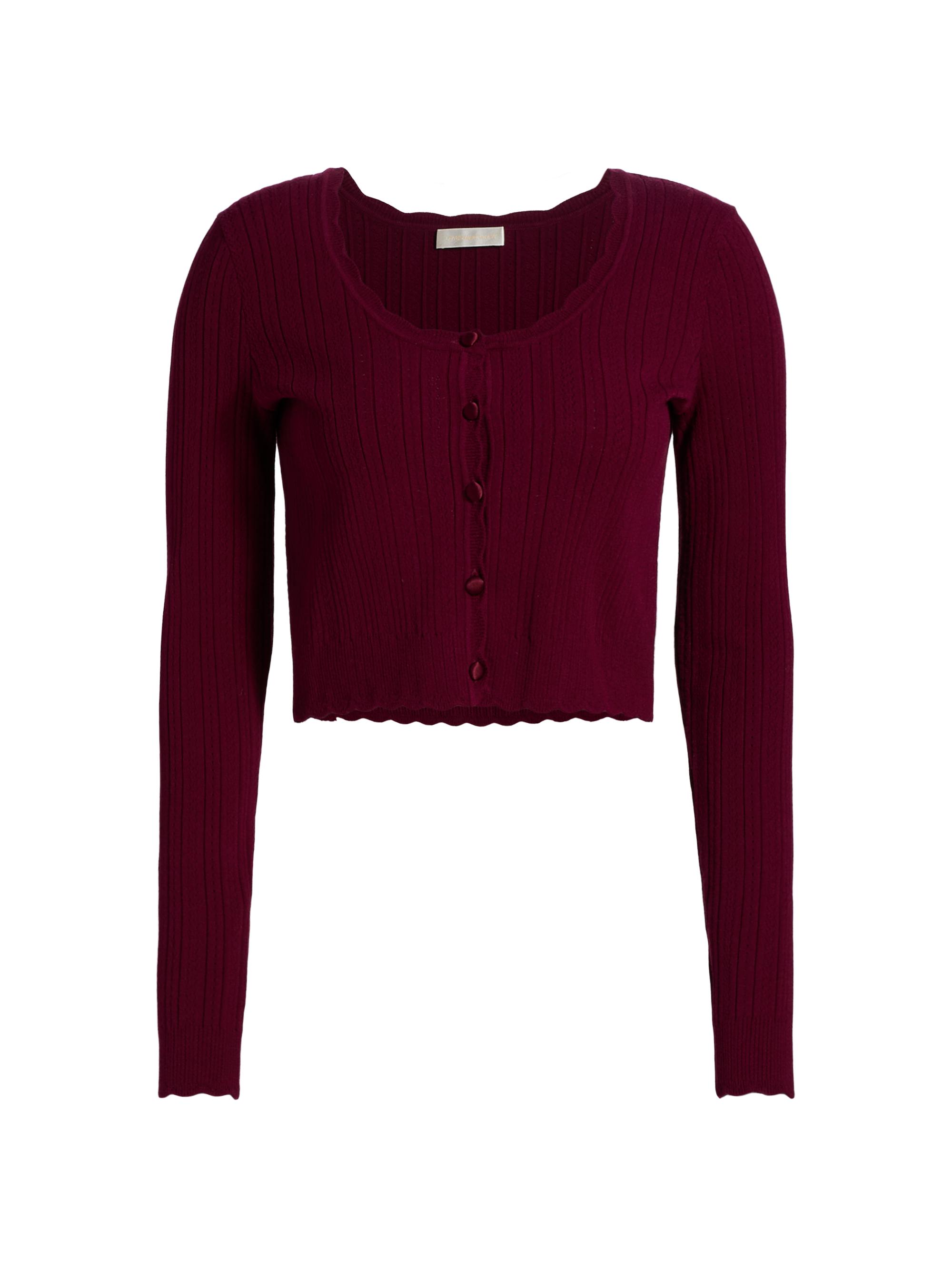 Martti Pointelle-Knit Cardigan