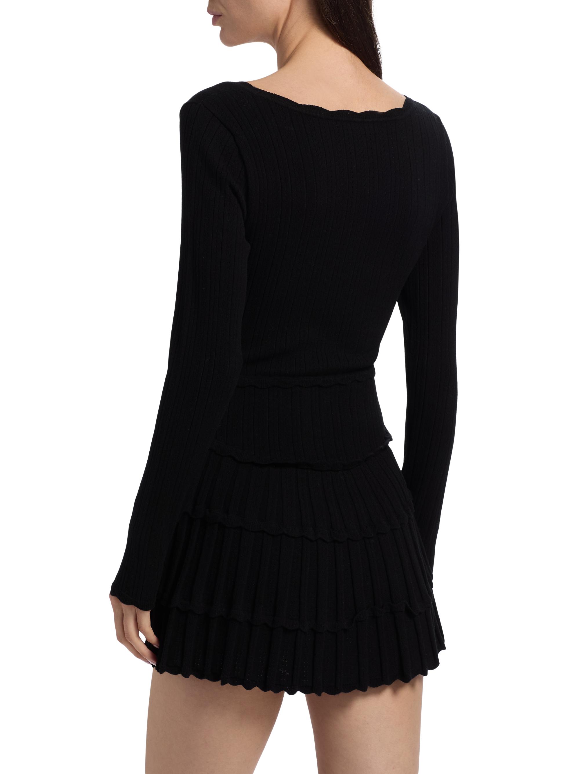 ronny kobo eire knit dress RONNY KOBO QUINLAN MAXI KNIT DRESS WITH SHORT SLEEVE AND BUTTON FRONT main image 0