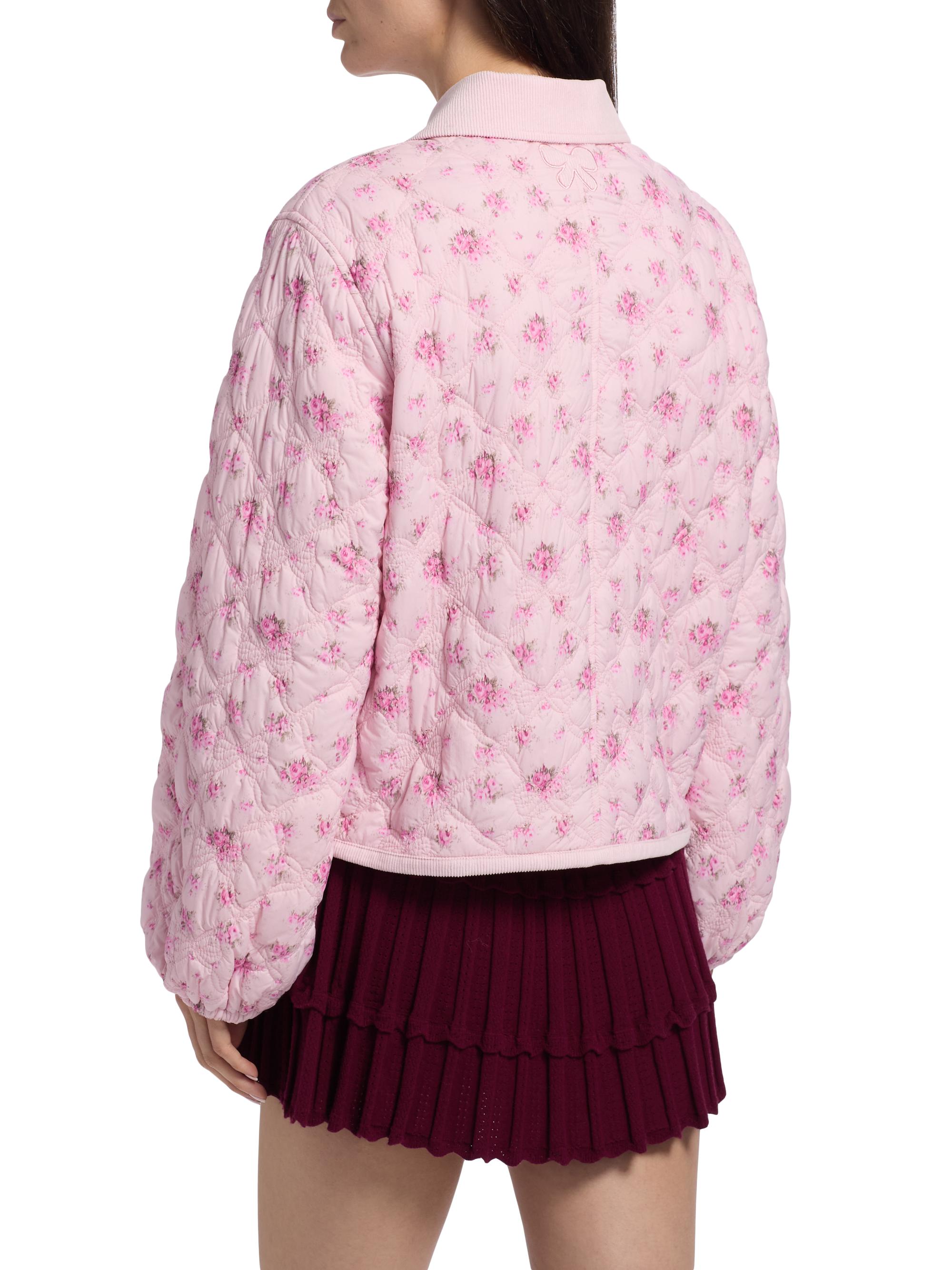 Quinlette Printed Quilted Down Jacket