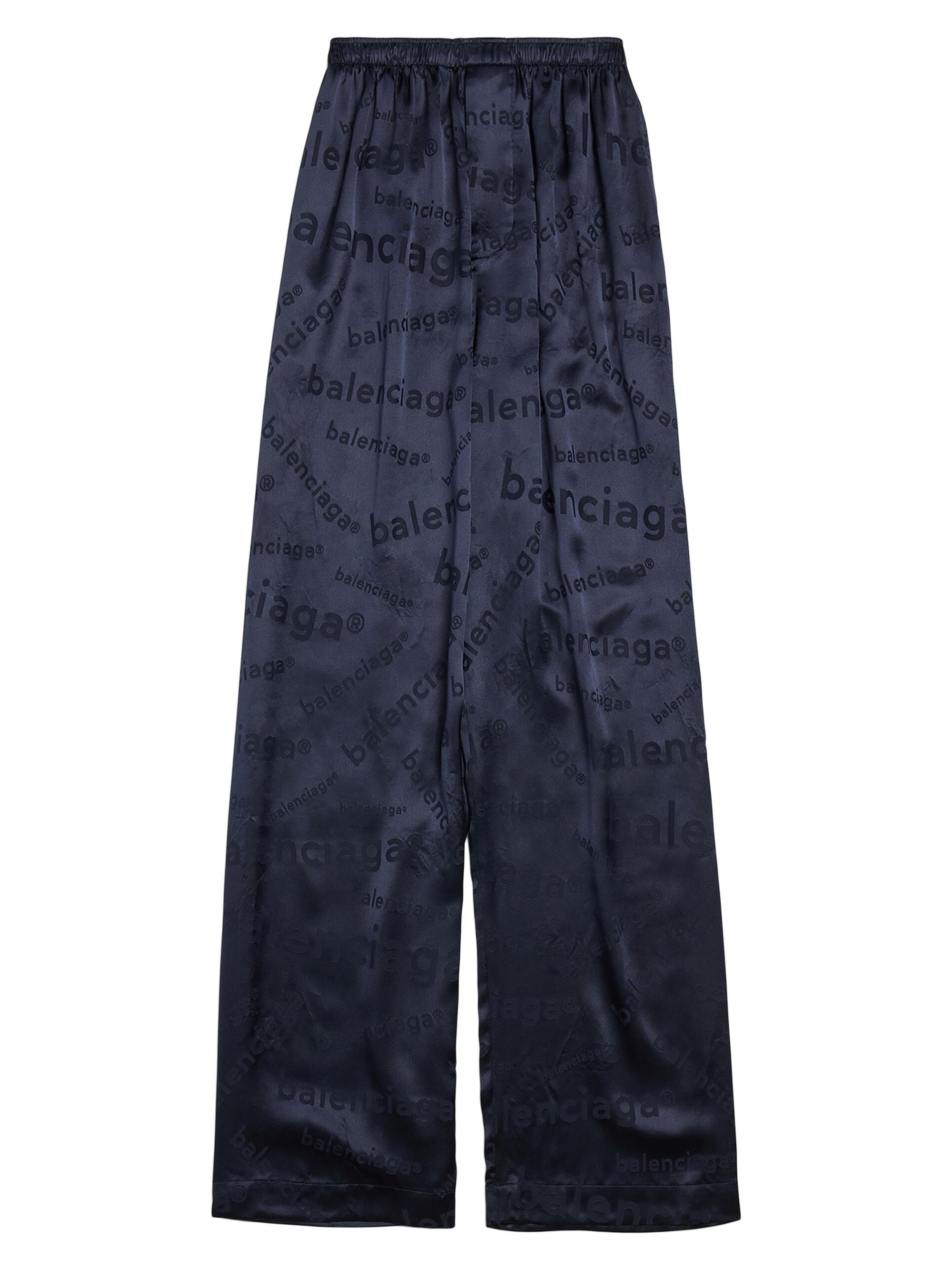 Balenciaga Women's Trademark Pyjama Pants - Black