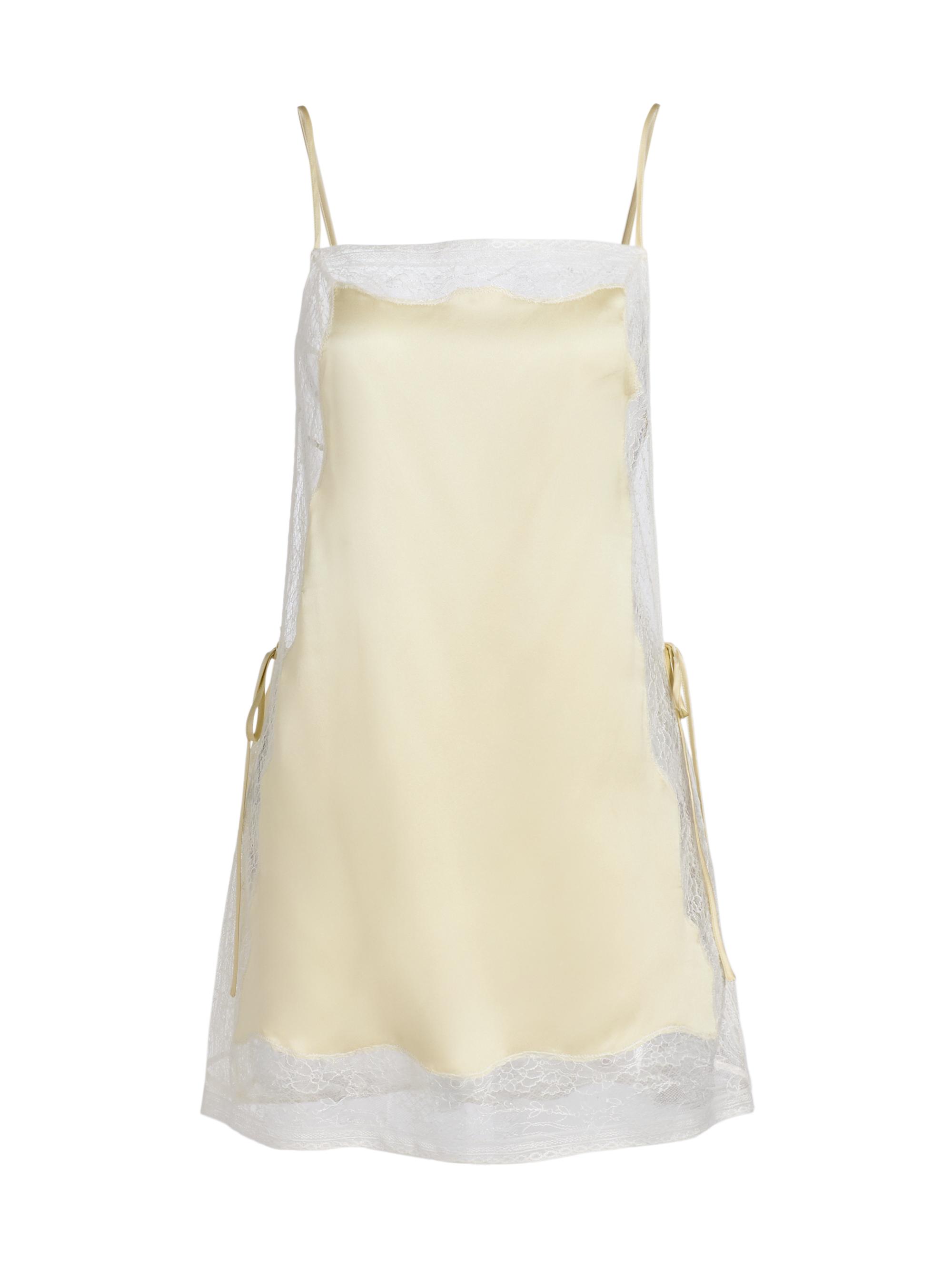 Kiki de Montparnasse Women's Tiered Silk Apron -  Beurre