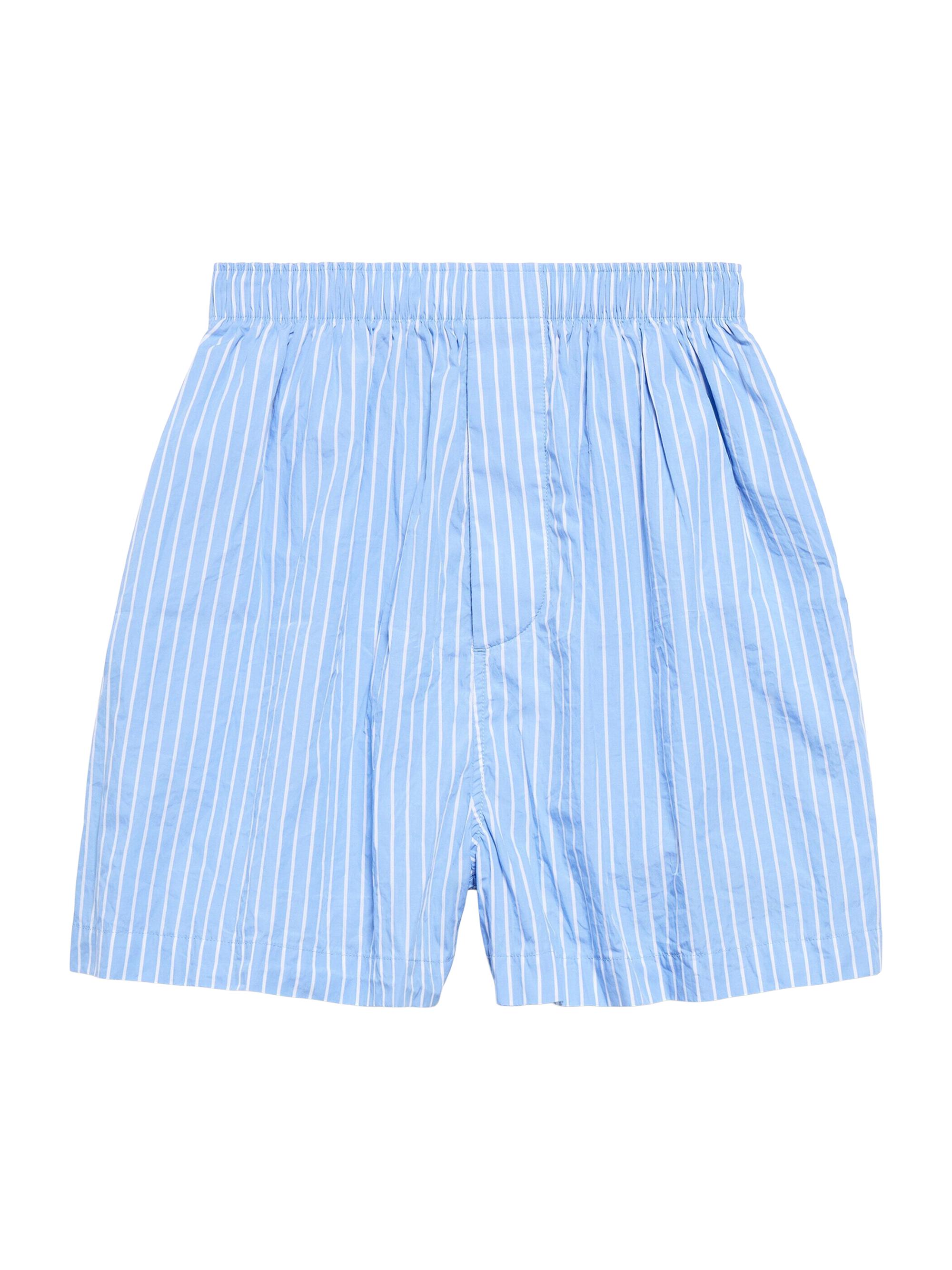 Balenciaga Men's BB Corp Pyjama Shorts - Light Blue