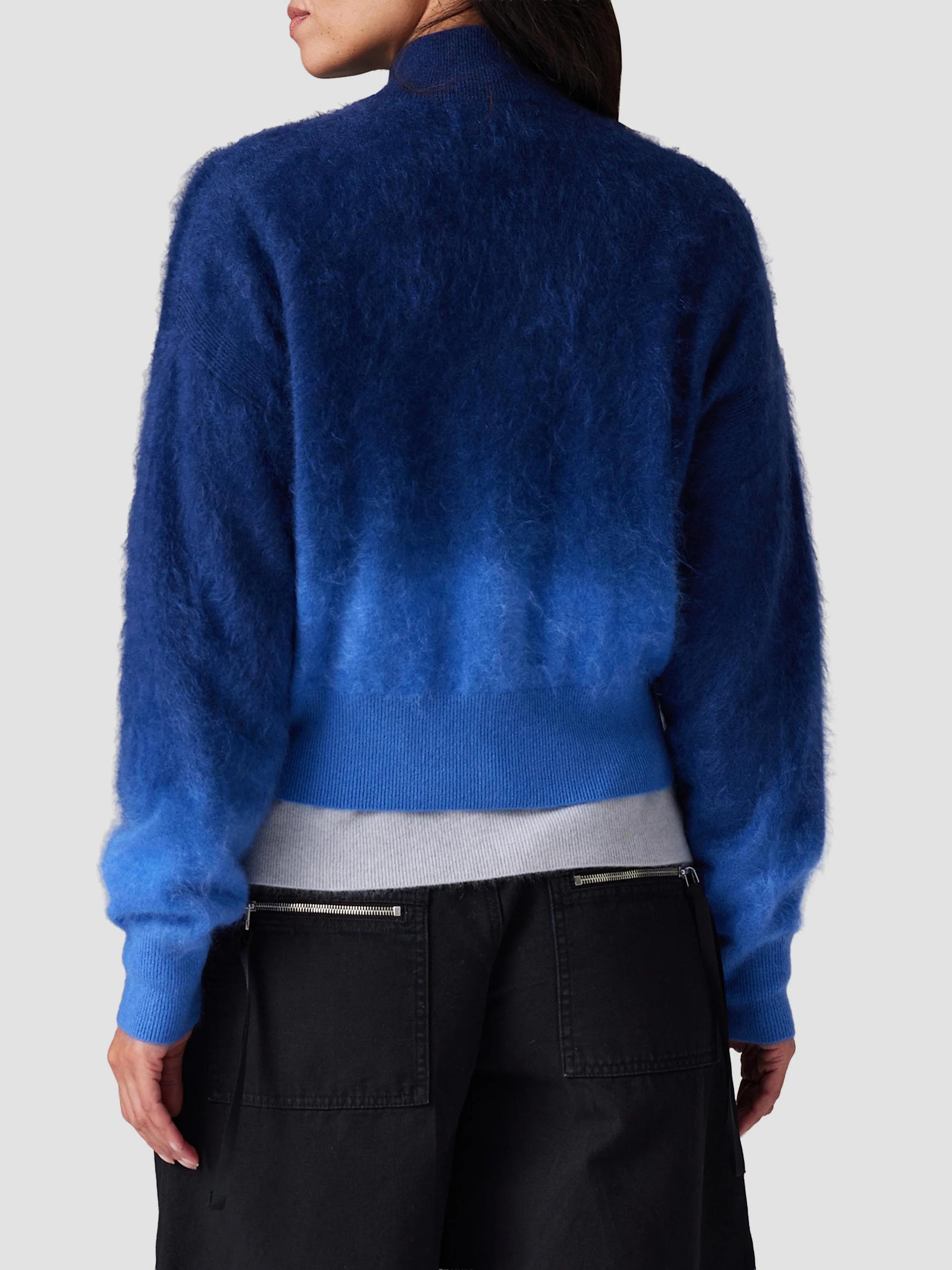 COLORUSH Brushed Cashmere Dip-Dye Zip Jacket | Saks Fifth Avenue