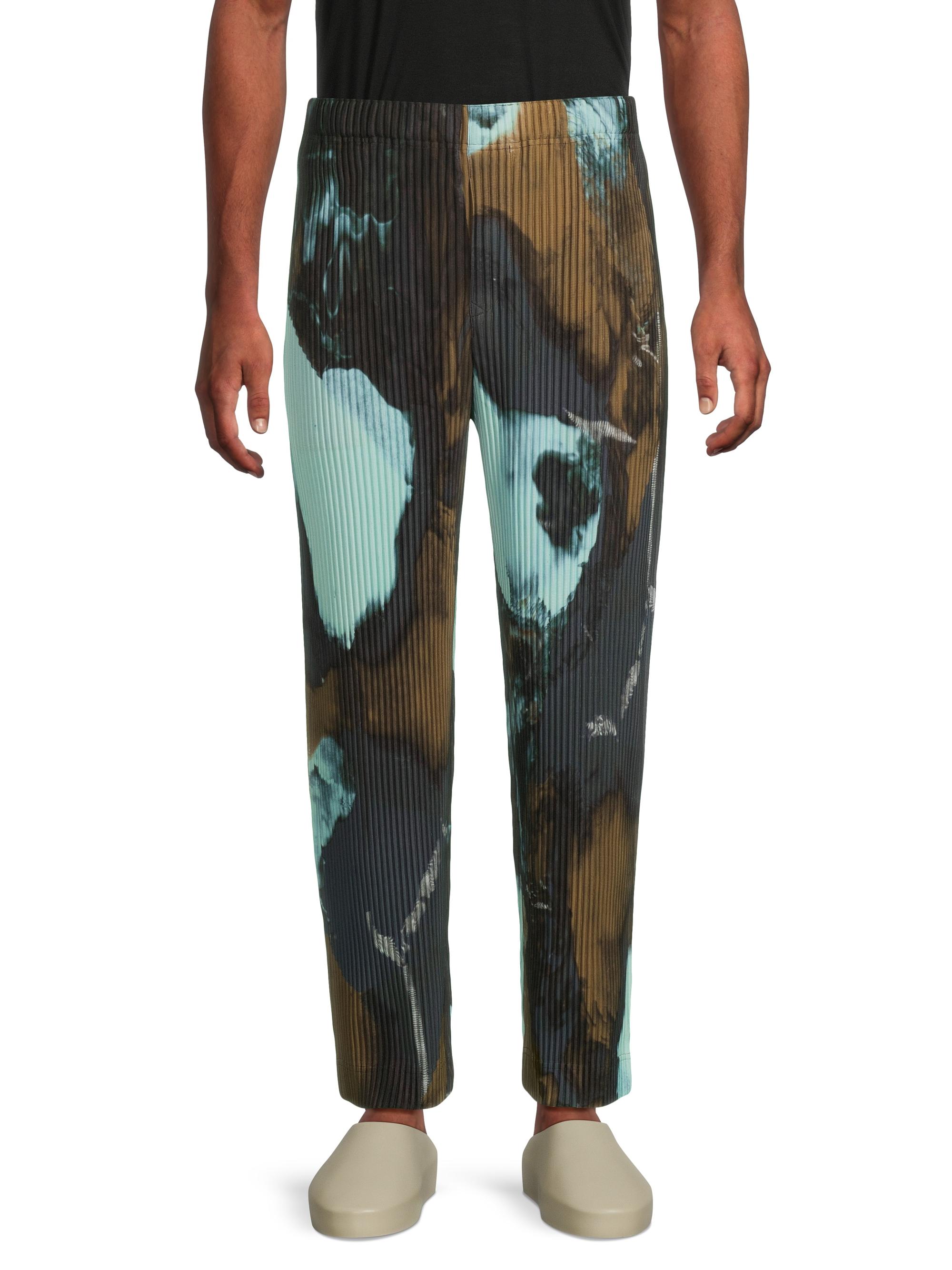 Homme Plissé Issey Miyake July Agate Pleated Slim-Straight Pants