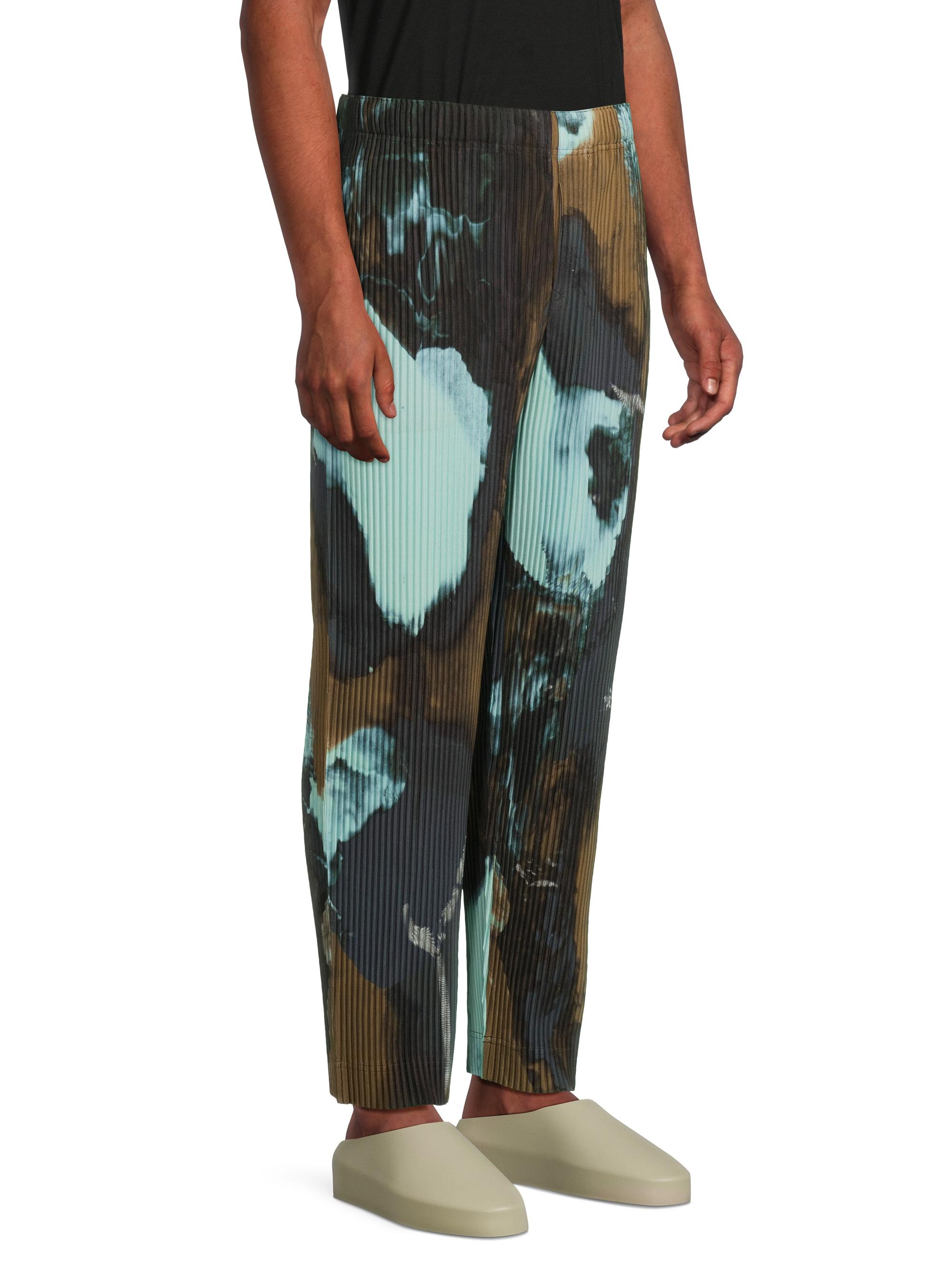 Homme Plissé Issey Miyake July Agate Pleated Slim-Straight Pants