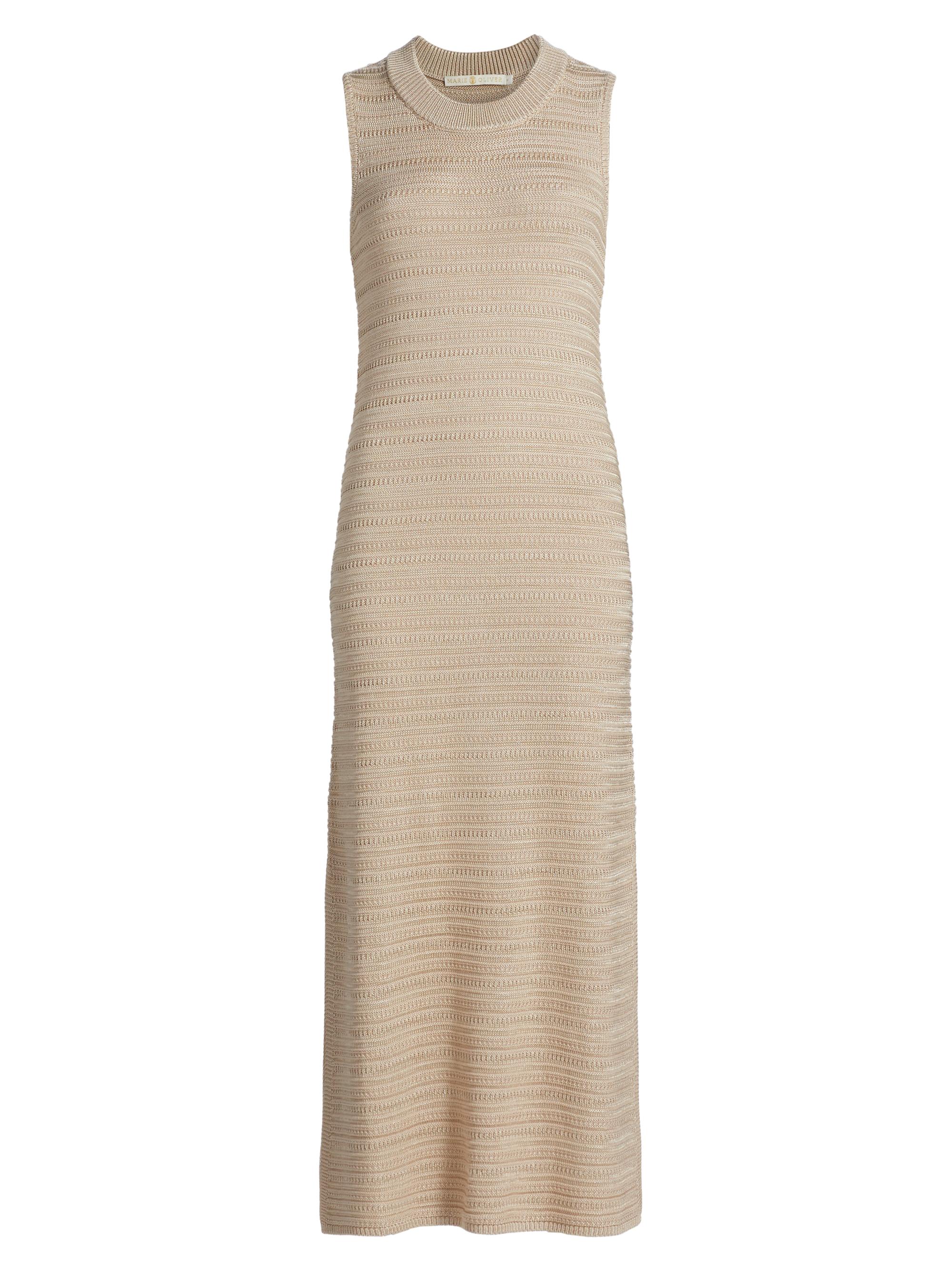 Marie Oliver Women's Isla Knit Sleeveless Midi-Dress - Tan