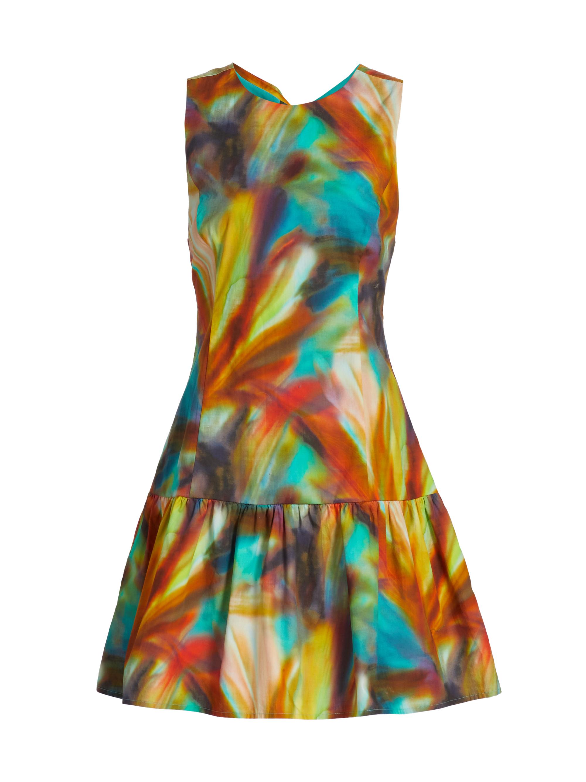 Marie Oliver Women's Marilyn Abstract Print Cotton Minidress - Fauna