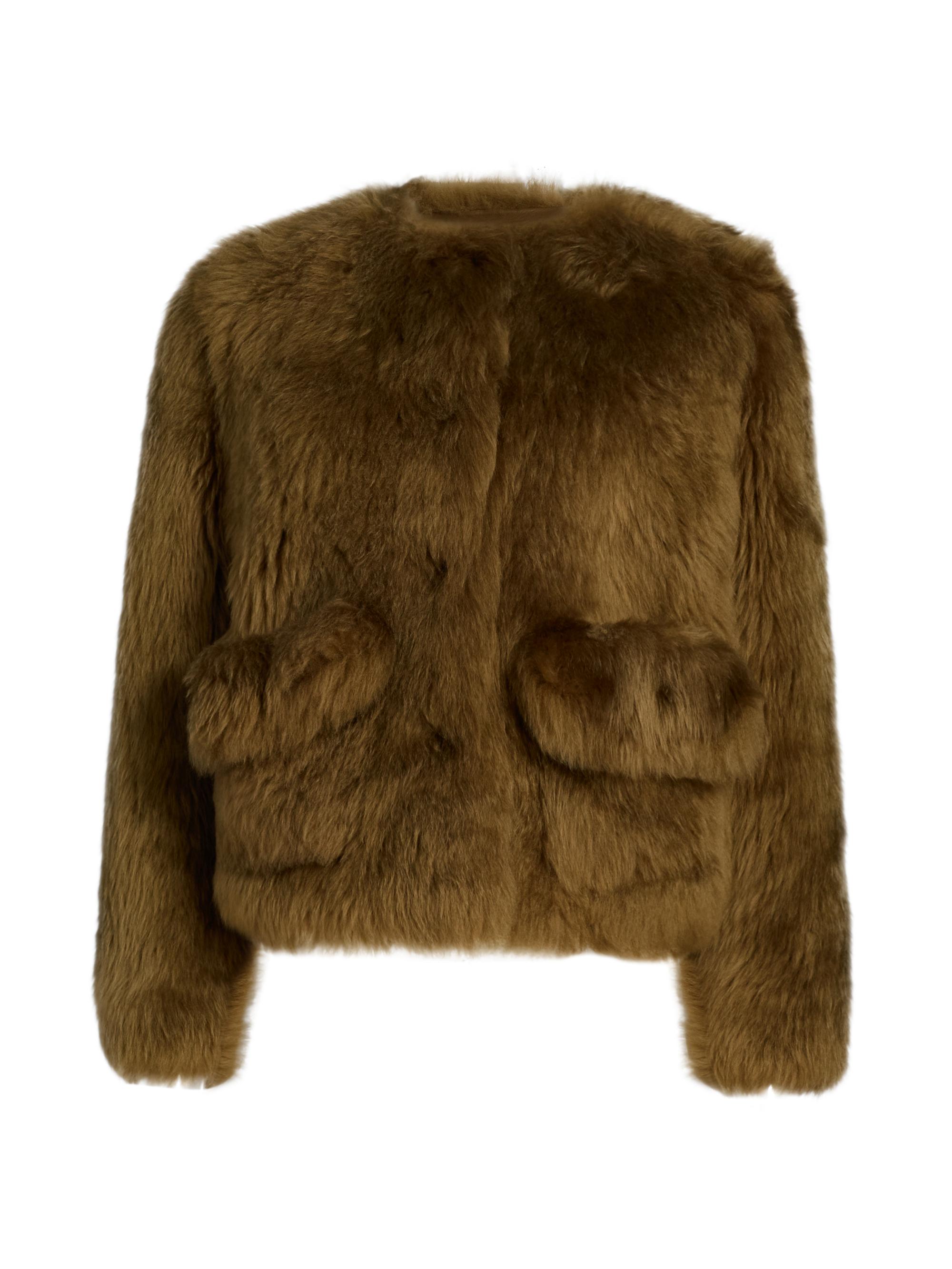 Altuzarra Women's Maury Shearling Coat - Olea