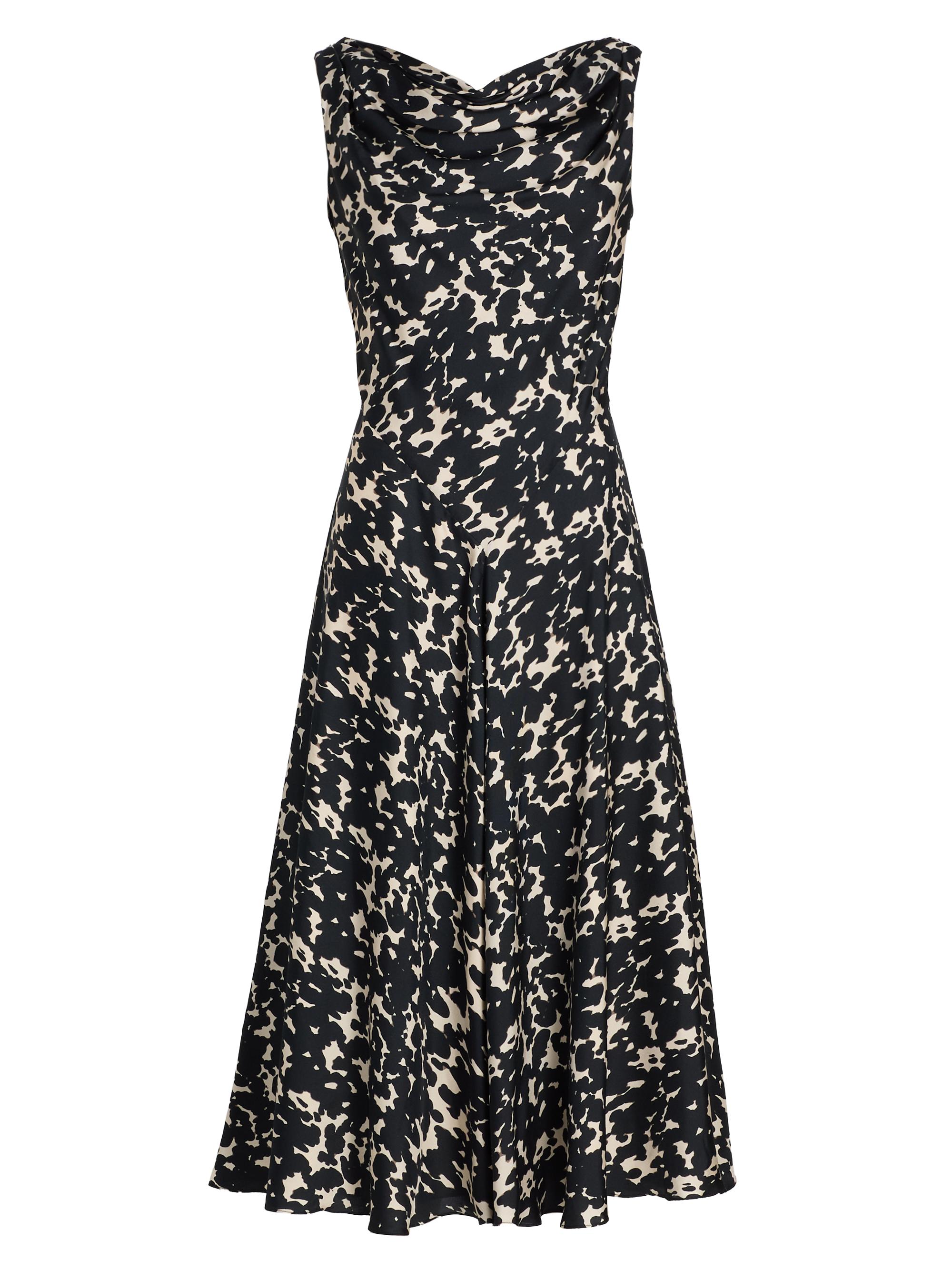 Altuzarra Women's Drina Print Cocktail Dress - Tapioca Tortoise